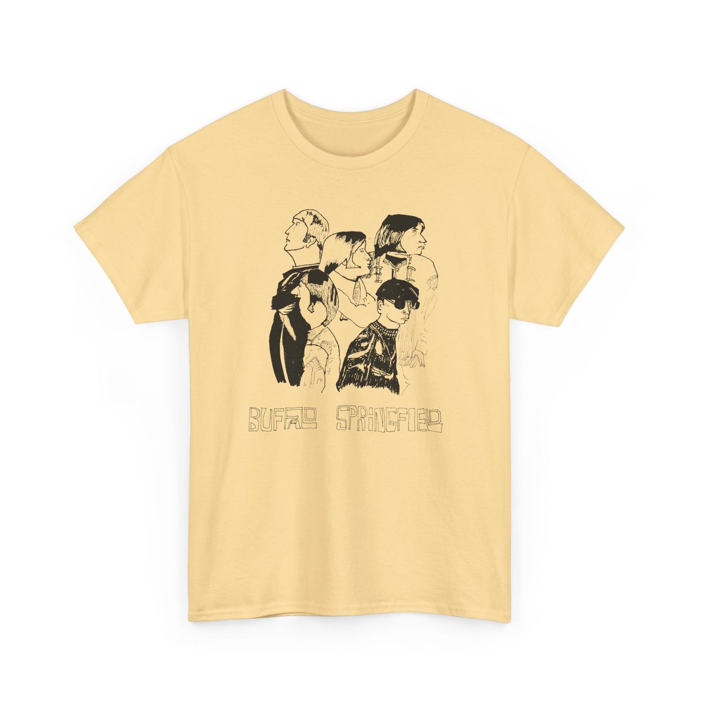 original drawing buffalo springfield fan art tshirt