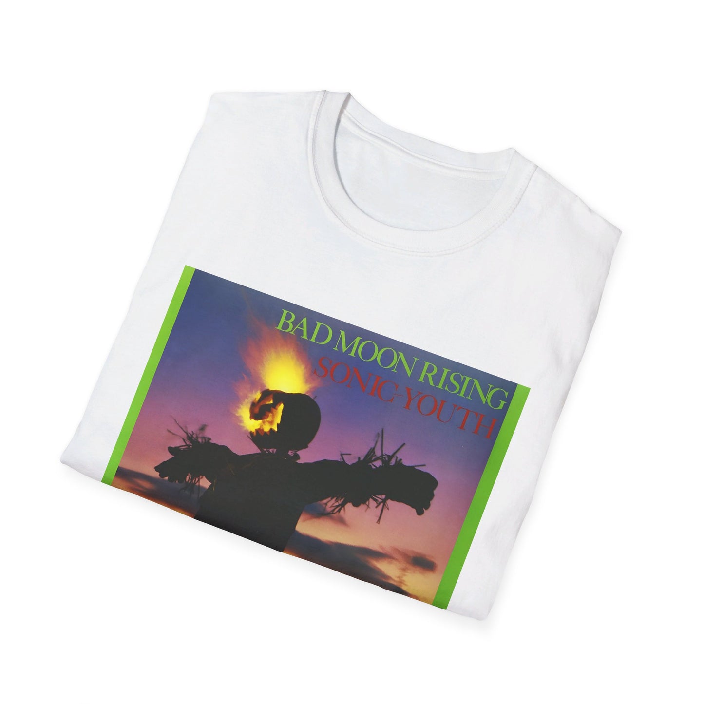 sonic youth 1985 bad moon rising album tshirt