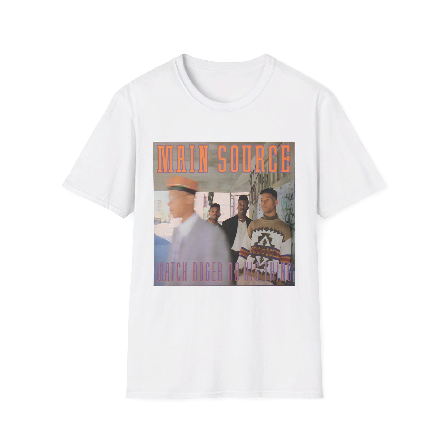 main source 1991 watch roger do his thing single tshirt