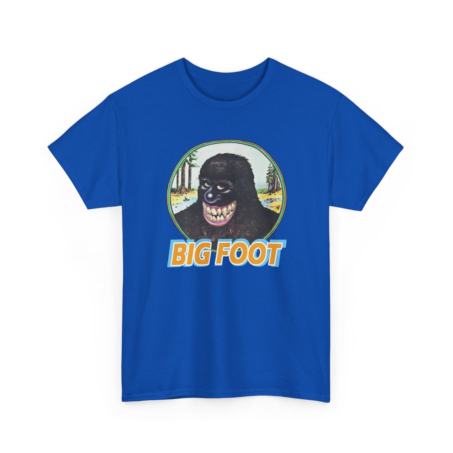 1970s bigfoot vintage graphic custom reproduction tshirt