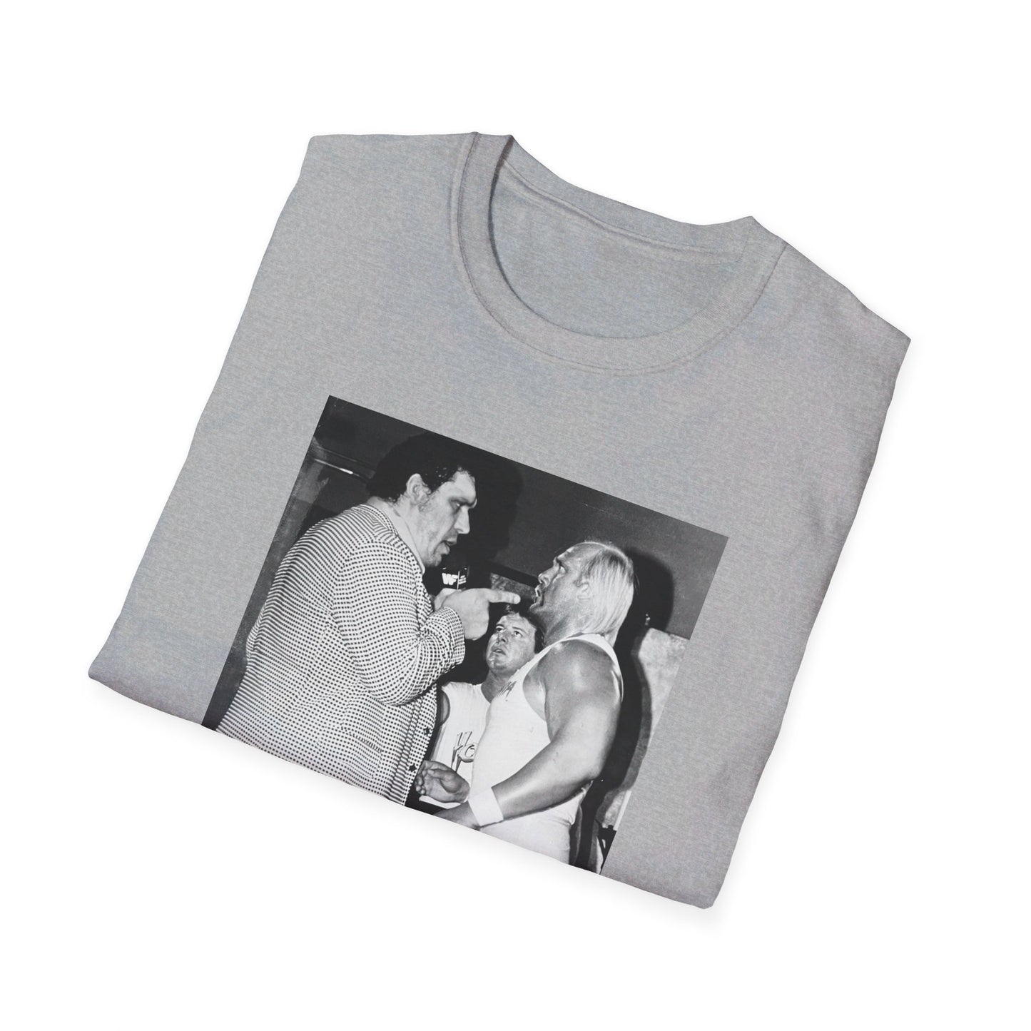 wrestlemania iii hulk v. andre the giant photo tshirt