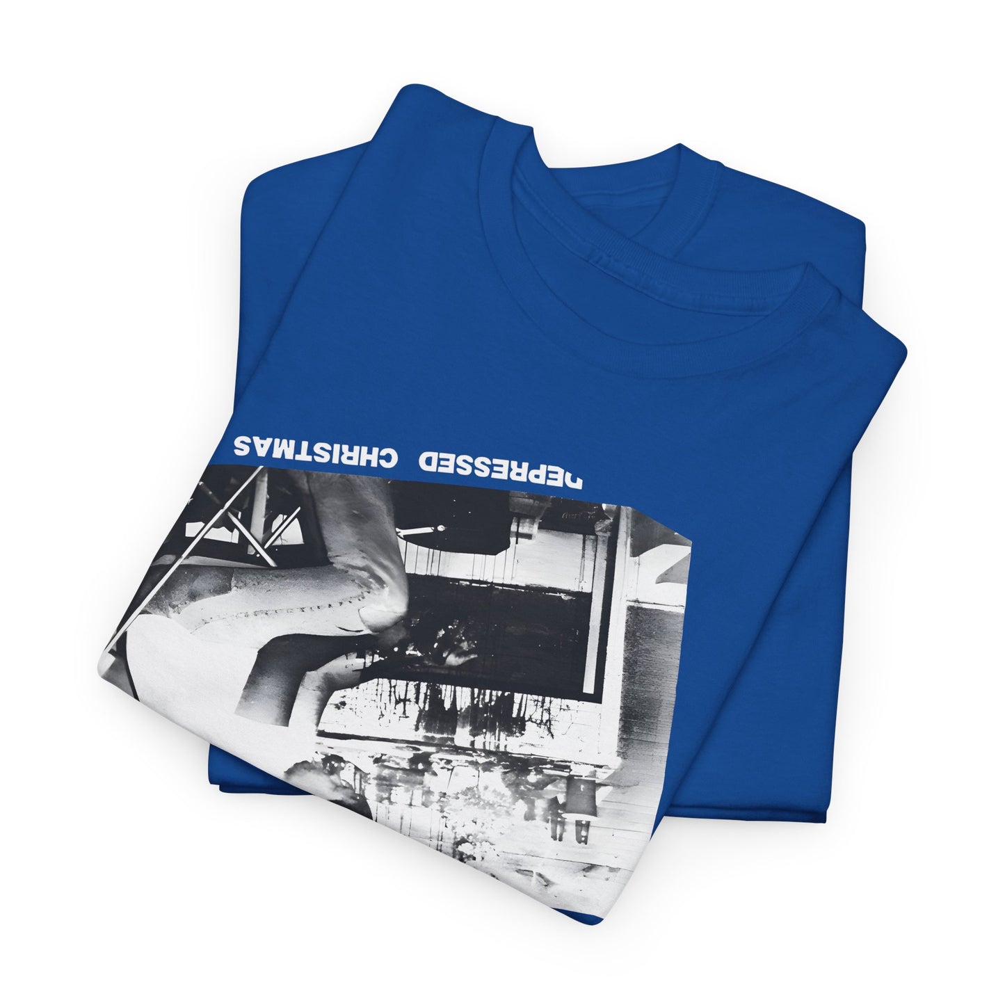 undated outsider music cultureside album depressed christmas reproduction tshirt