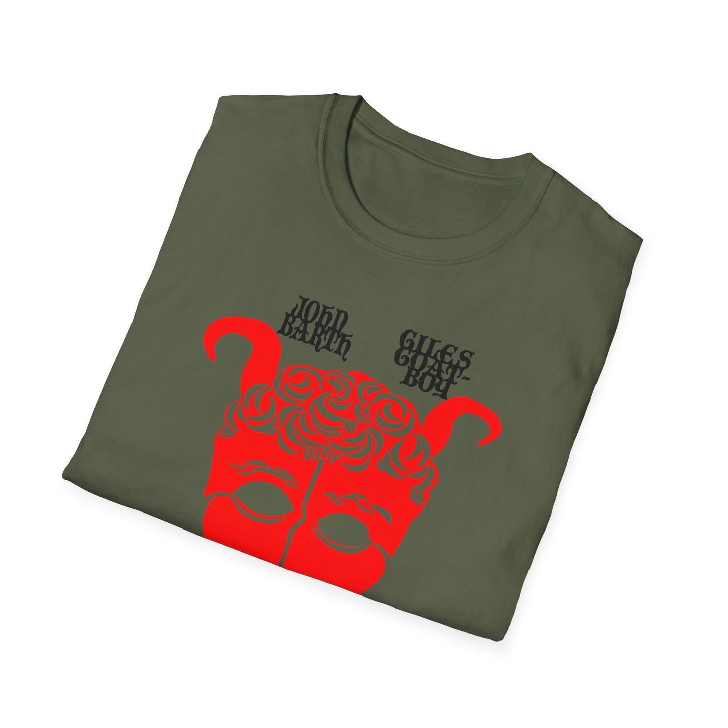 john barth 1966 novel giles goat-boy book cover variant tshirt
