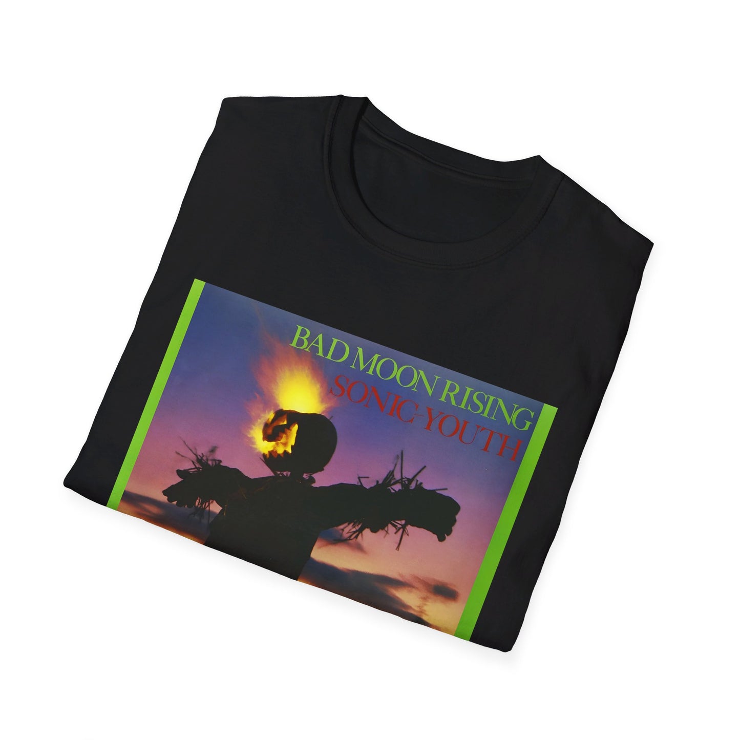 sonic youth 1985 bad moon rising album tshirt