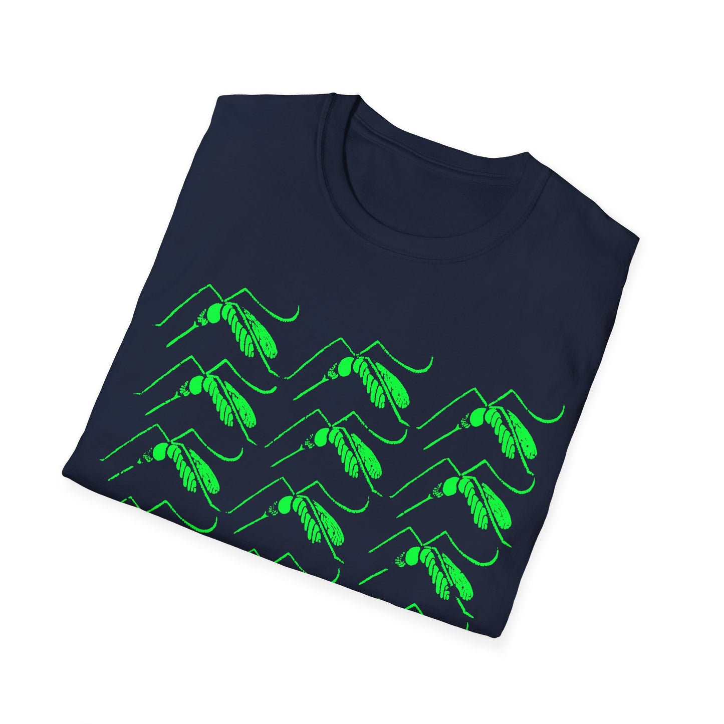 mosquito reproduction green design tshirt