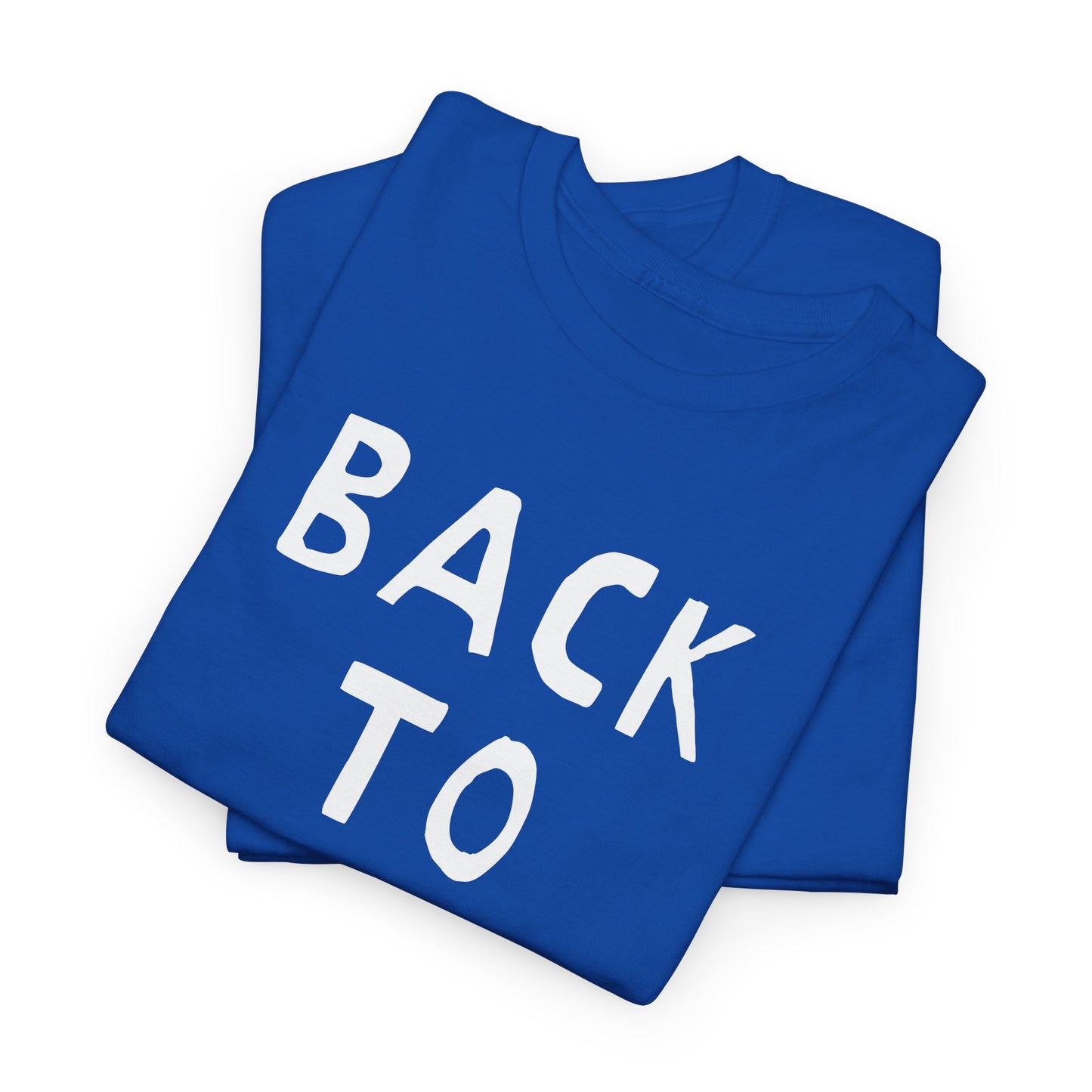 back to mono hand drawn font tshirt