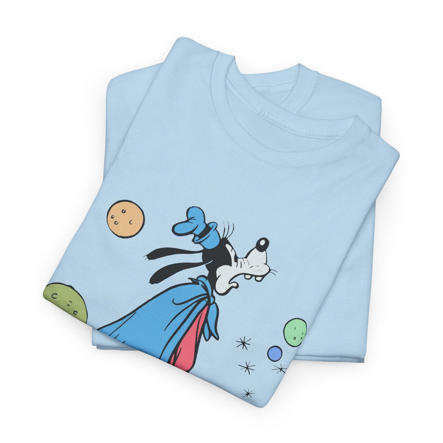 dog in space comic tshirt