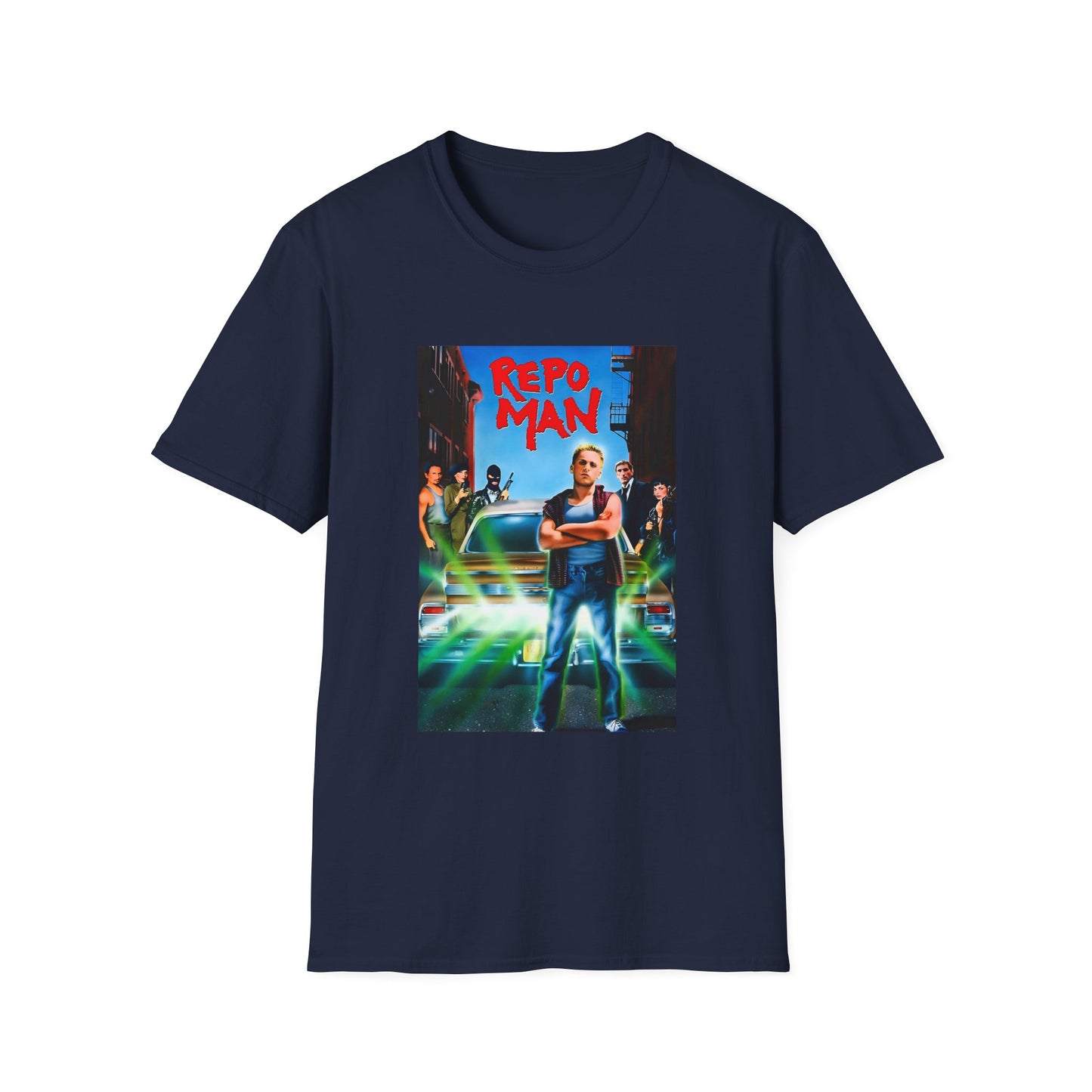 1984 repo man movie poster tshirt