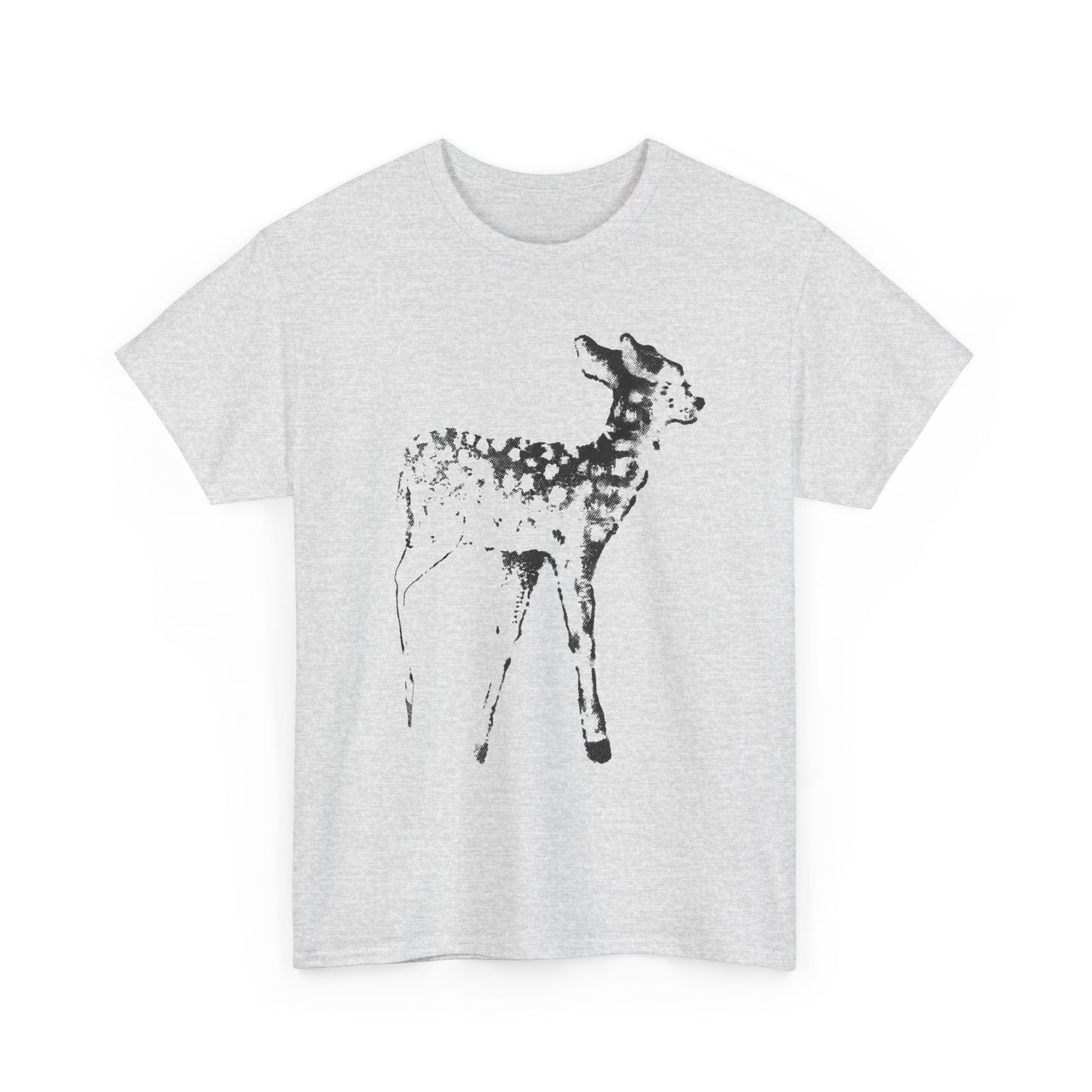 vintage tattoo flash art fawn reproduction tshirt