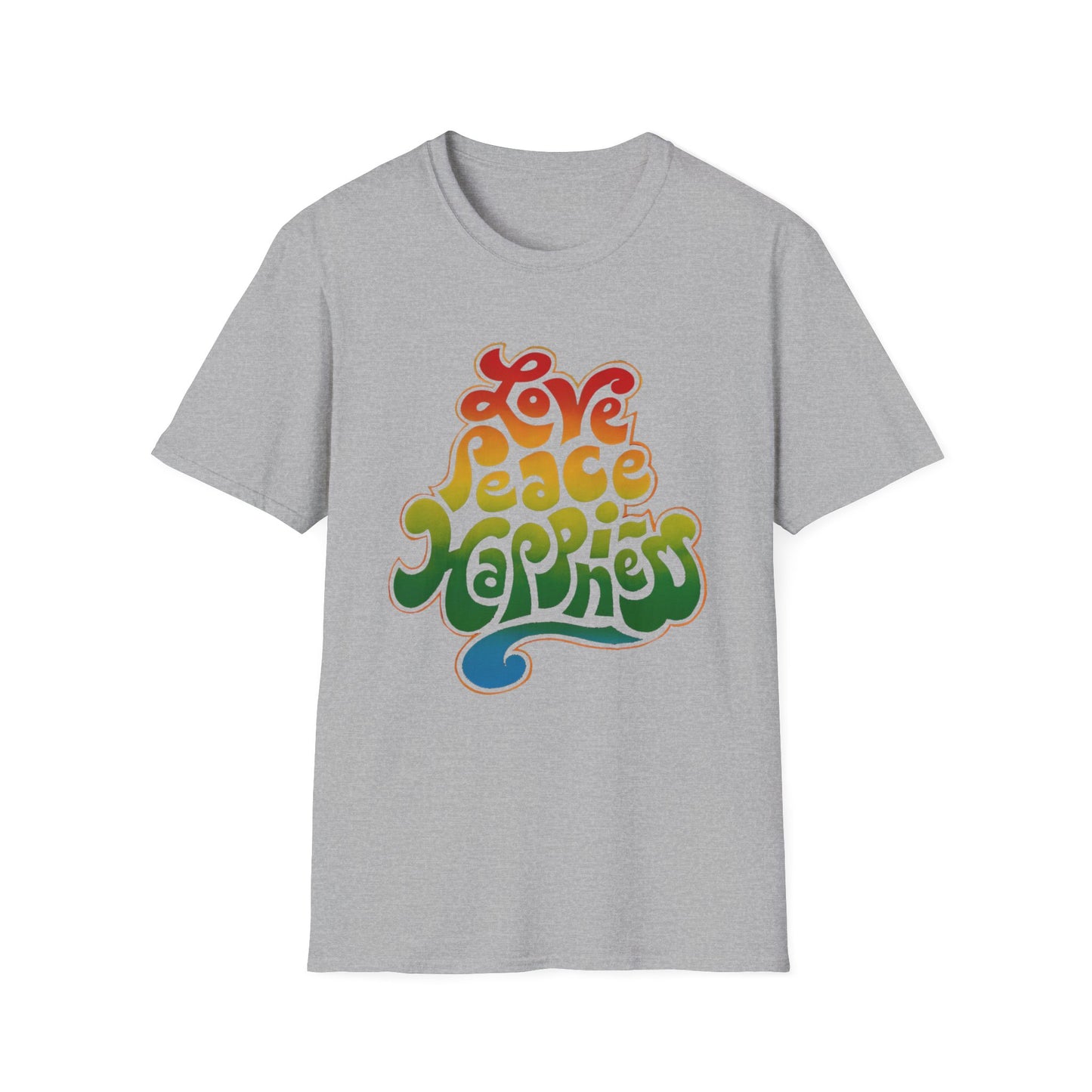 1970 love peace happiness vagabond creations poster tshirt