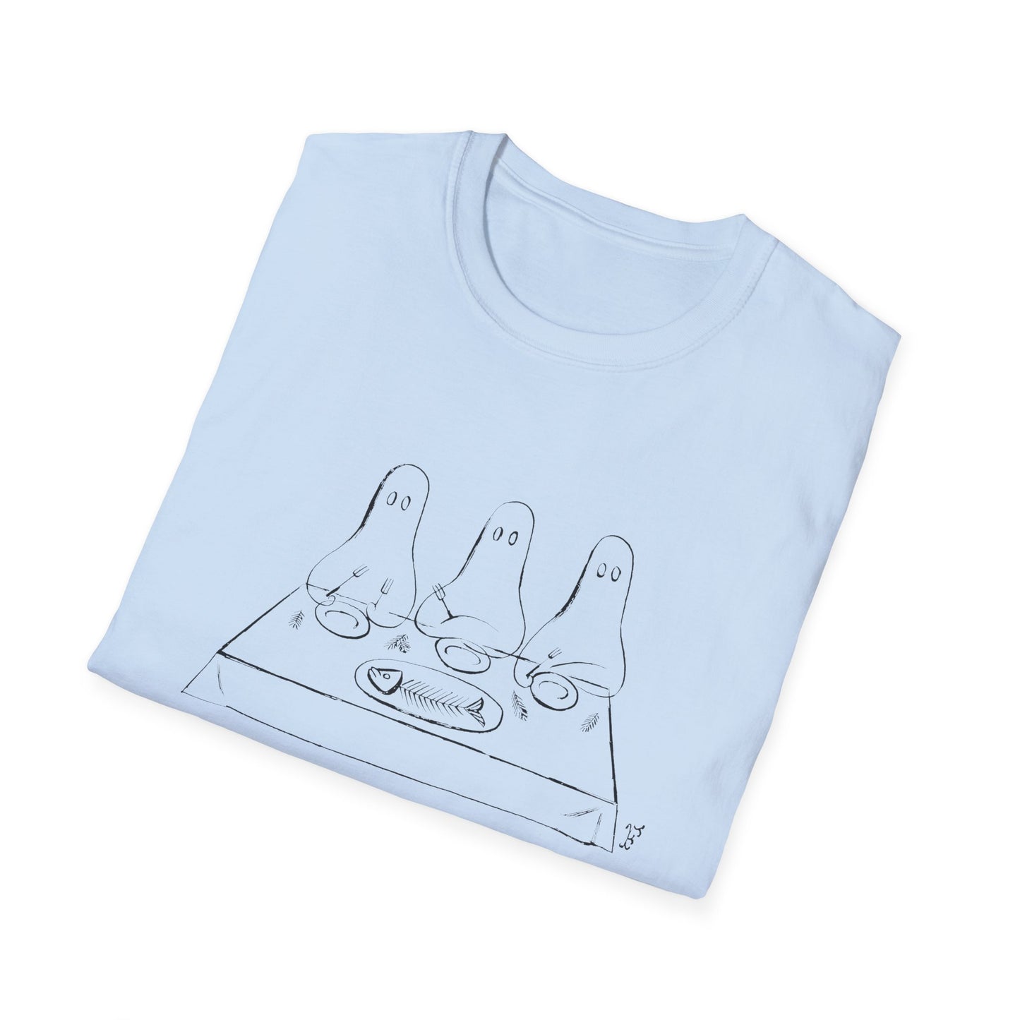 untitled ghosts illustration by jerzy flisak unknown date 70's? tshirt