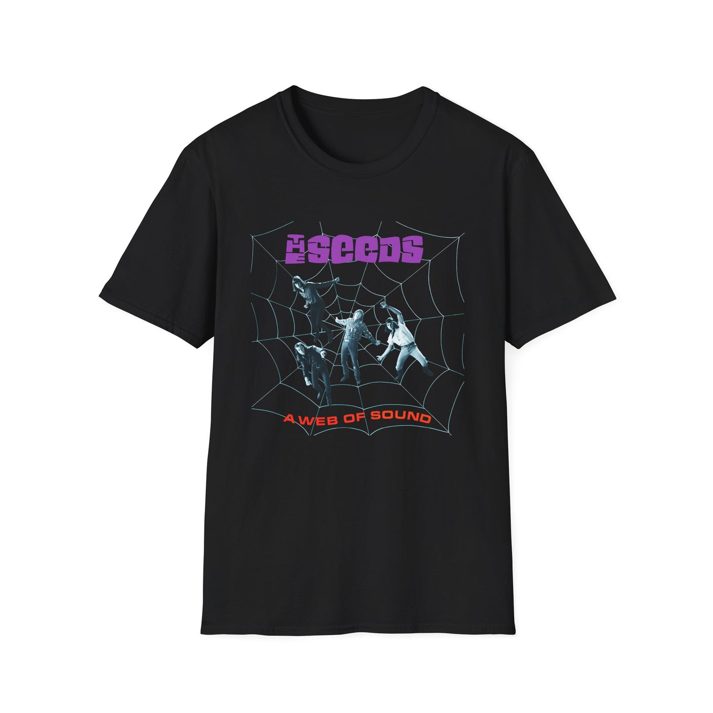 the seeds 1968 album a web of sound album cover tshirt