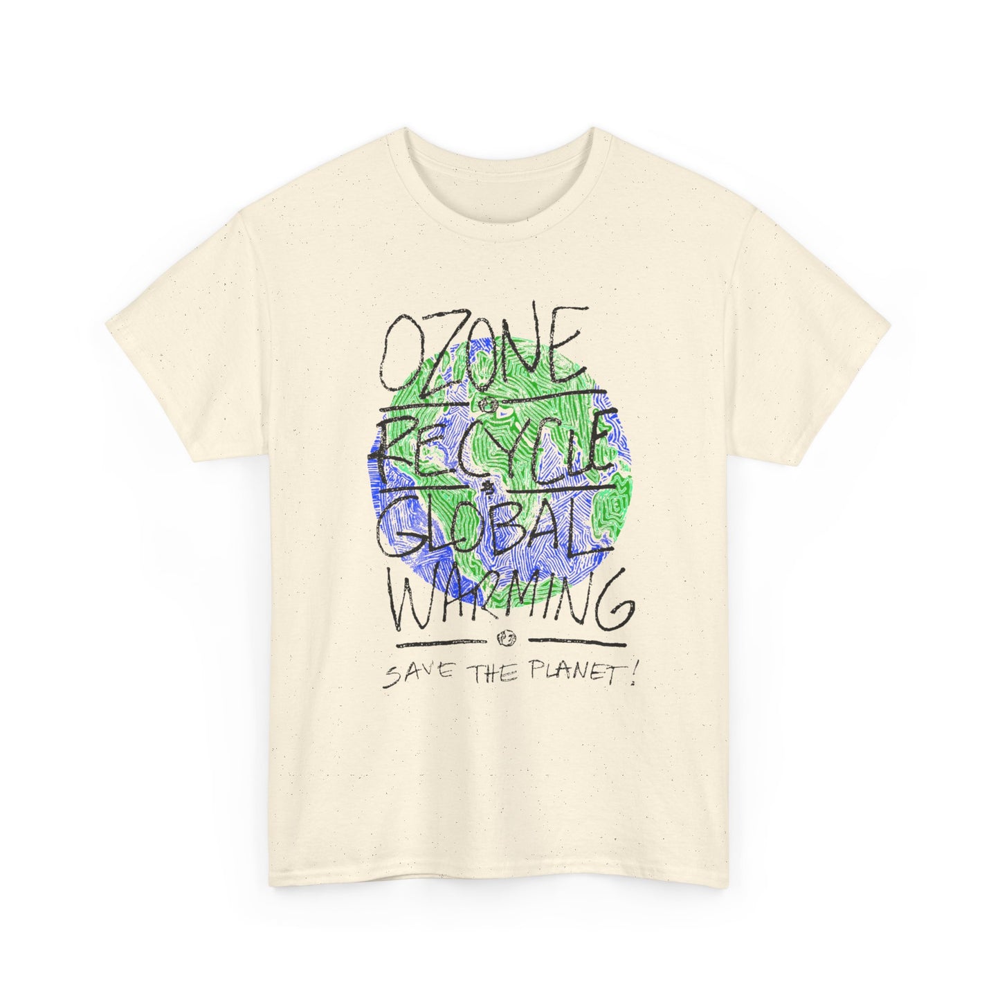 vintage 90s save the planet reproduction tshirt