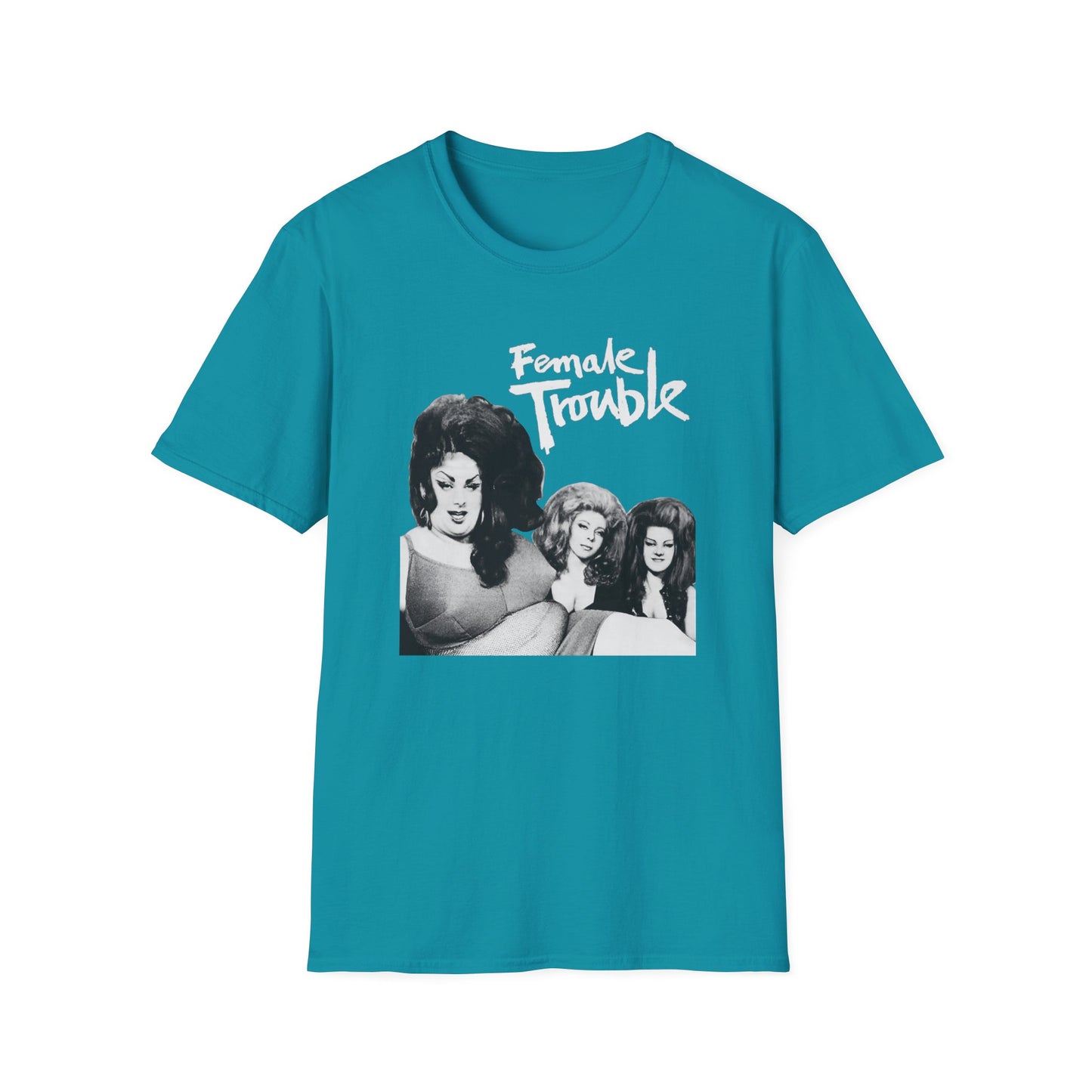 1974 comedy crime movie by john waters female trouble movie poster tshirt