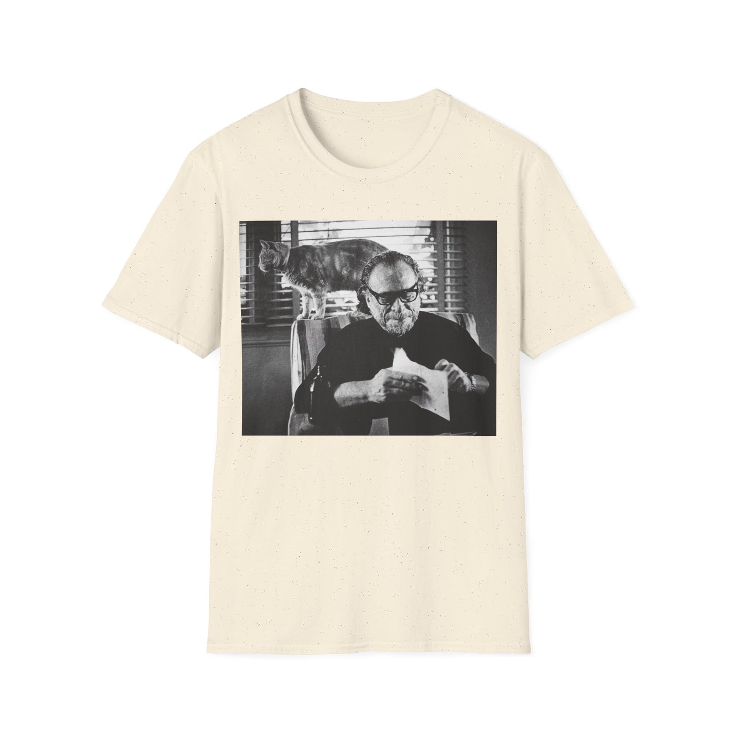 bukowski and butch the cat tshirt