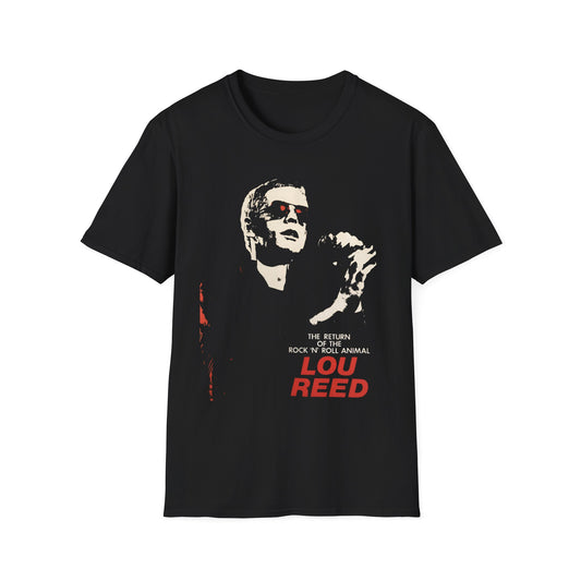 lou reed the return of the rock n roll animal tshirt