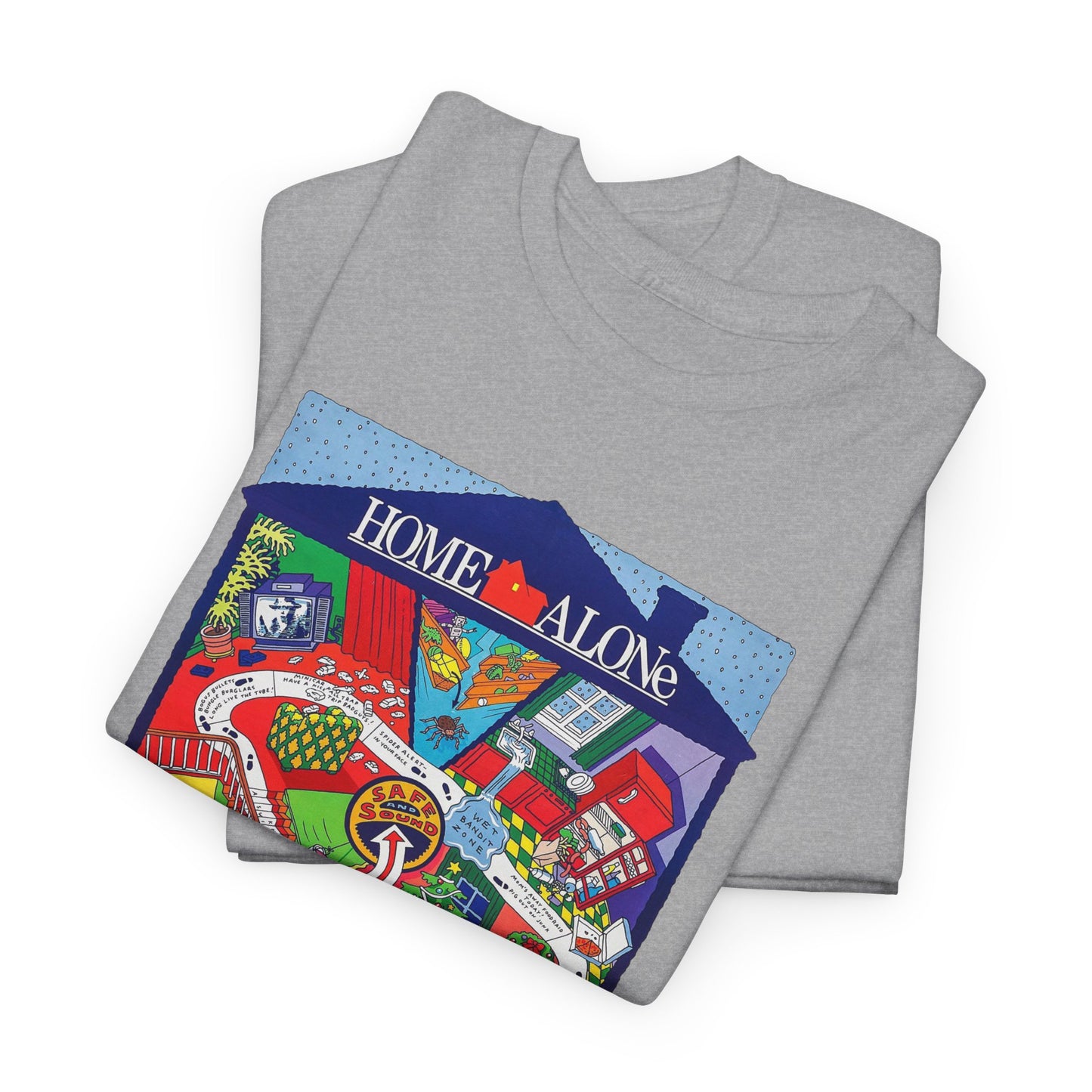 1990 home alone battle plan poster tshirt