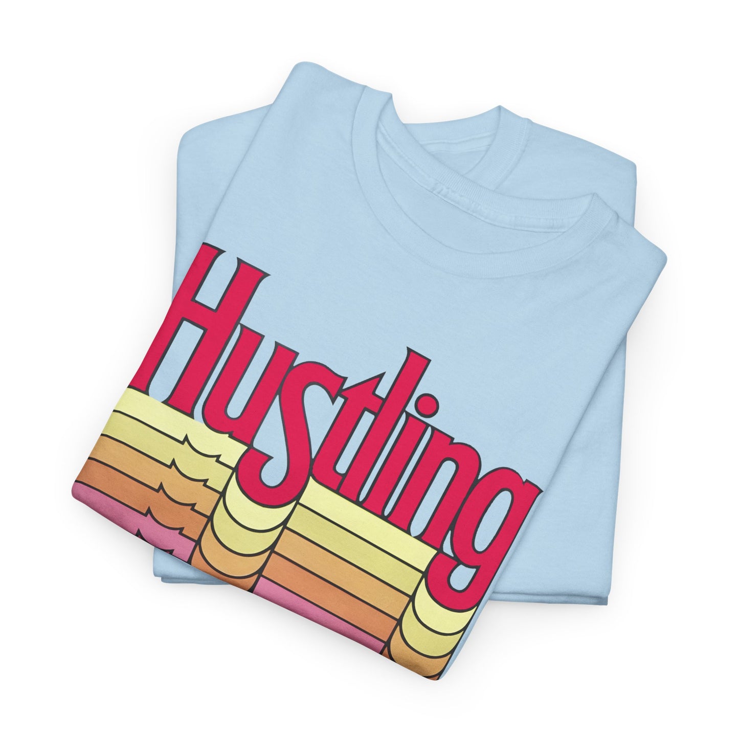 1977 hustling by graphic designer milton glaser reproduction tshirt