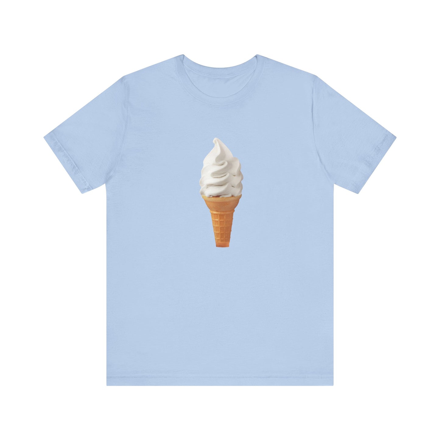 soft vanilla ice cream cone tshirt