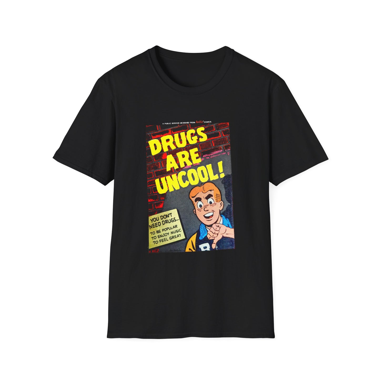 archie comics drugs are uncool tshirt