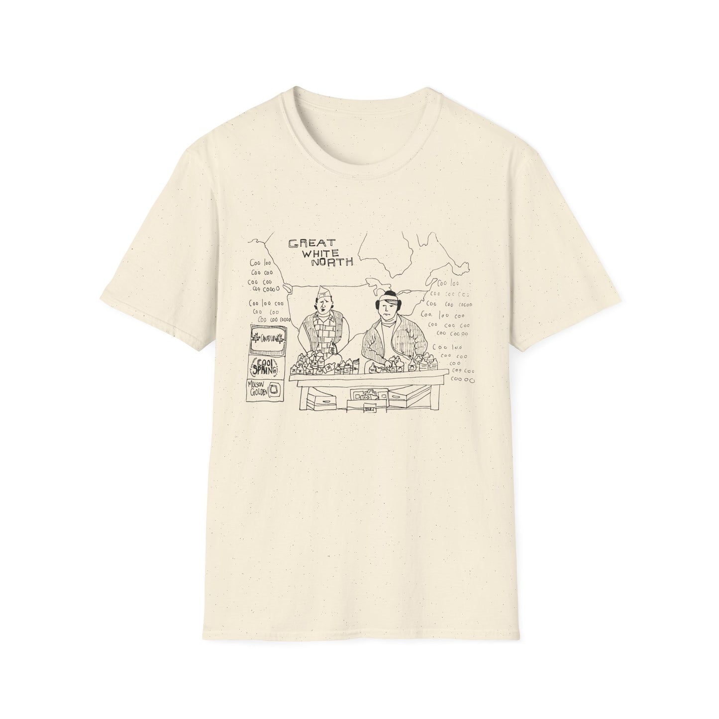 original drawing of bob and doug mckenzie tshirt