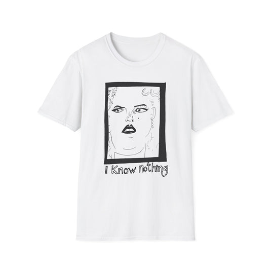 anna nicole smith drawing on a tshirt