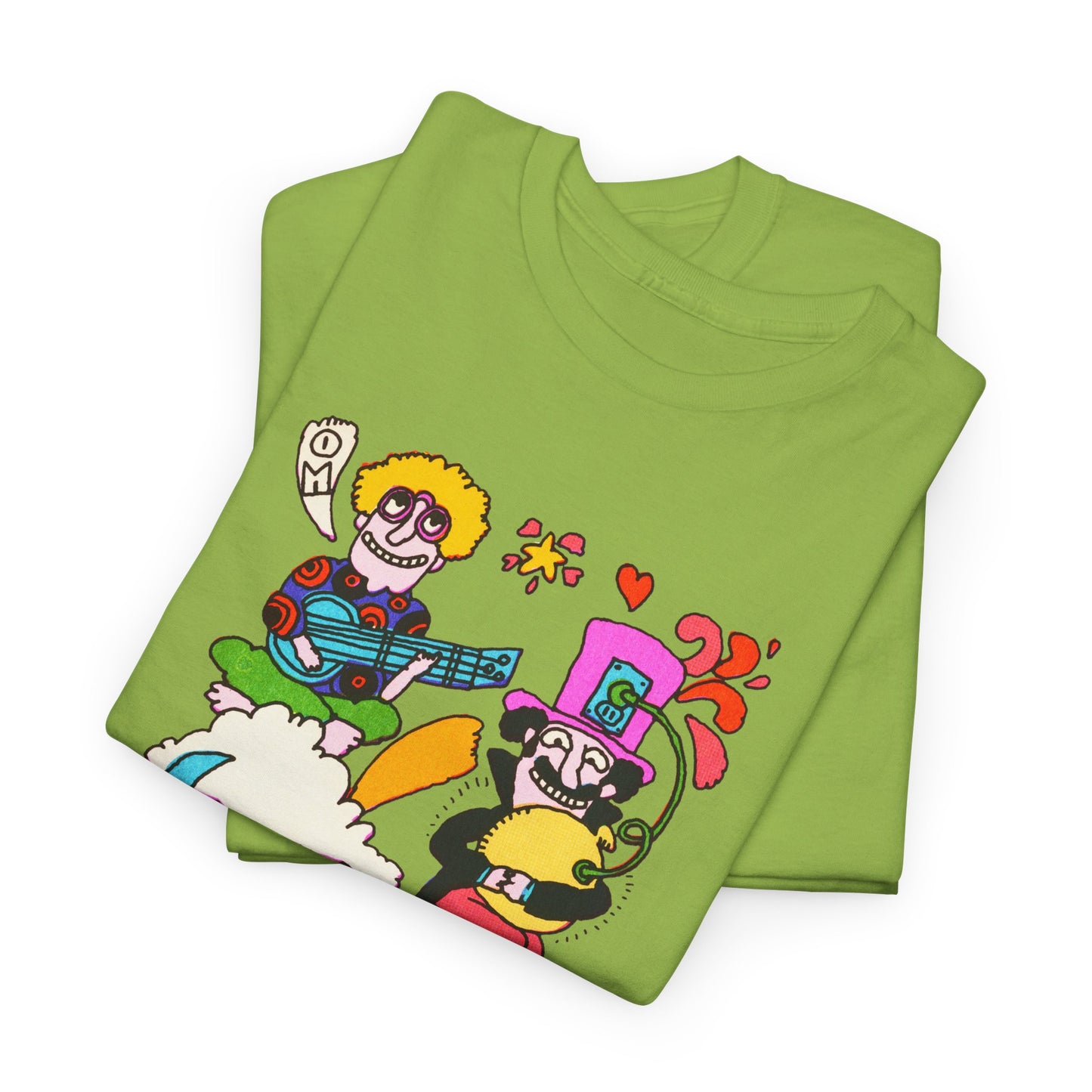 1971 psychedelic mother goose illustration reproduction tshirt