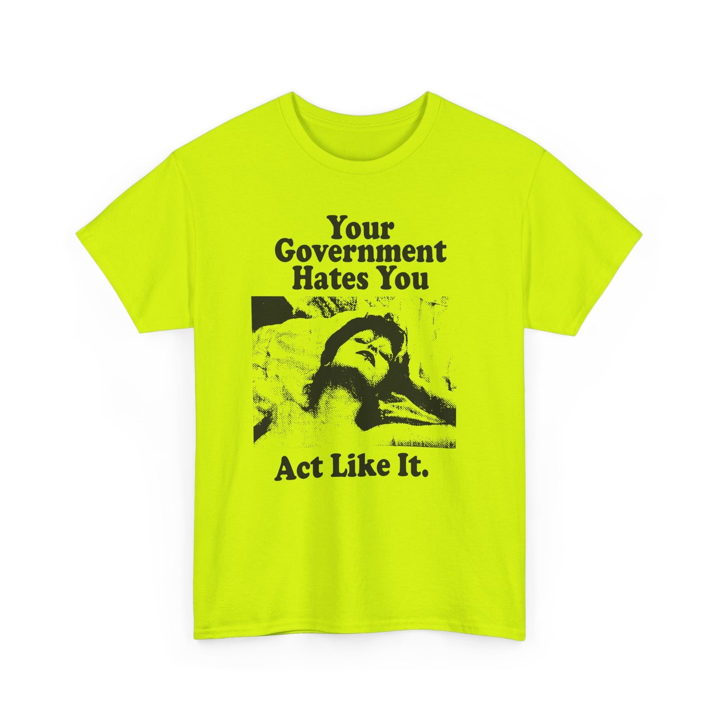 vintage playboy graphic your government hates you act like it reproduction tshirt