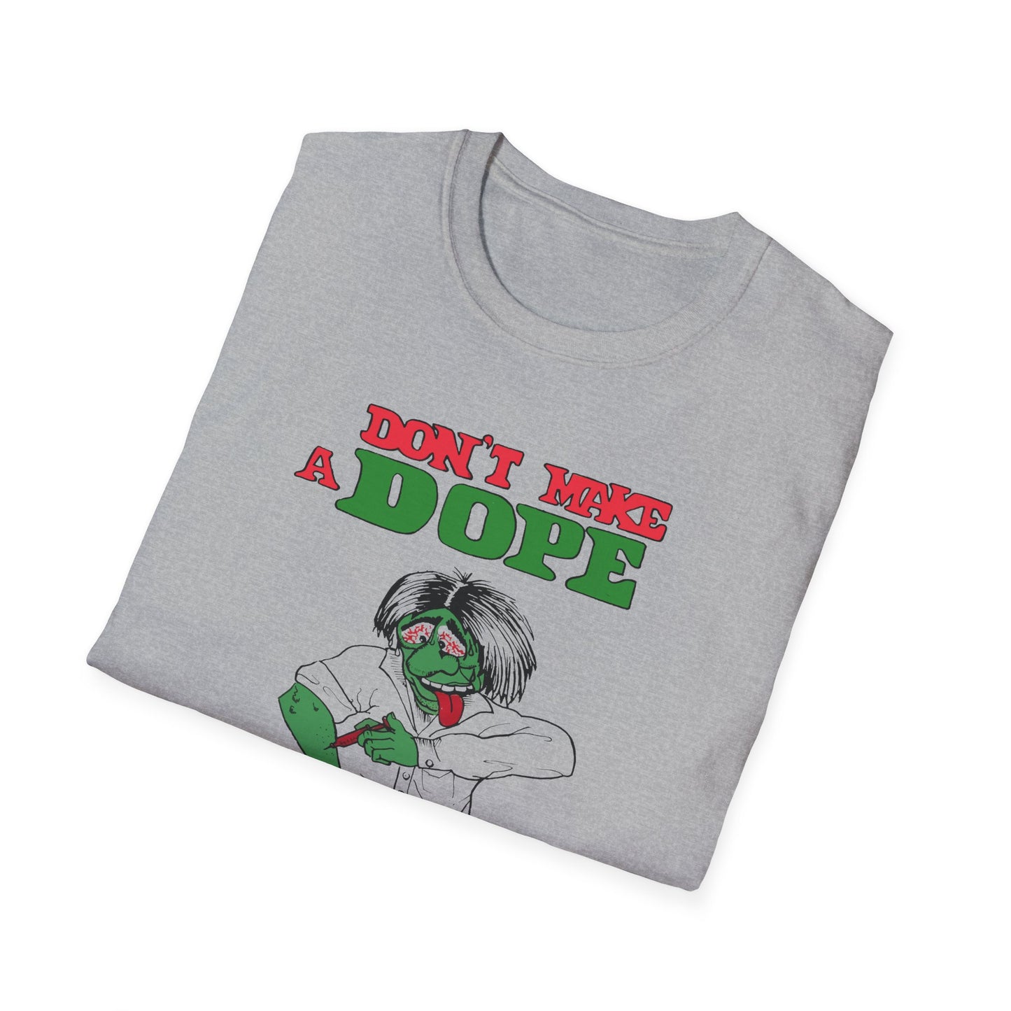 1960s anti-drug poster tshirt "don't make a dope of yourself" by smartset smarteen s.o.s tshirt