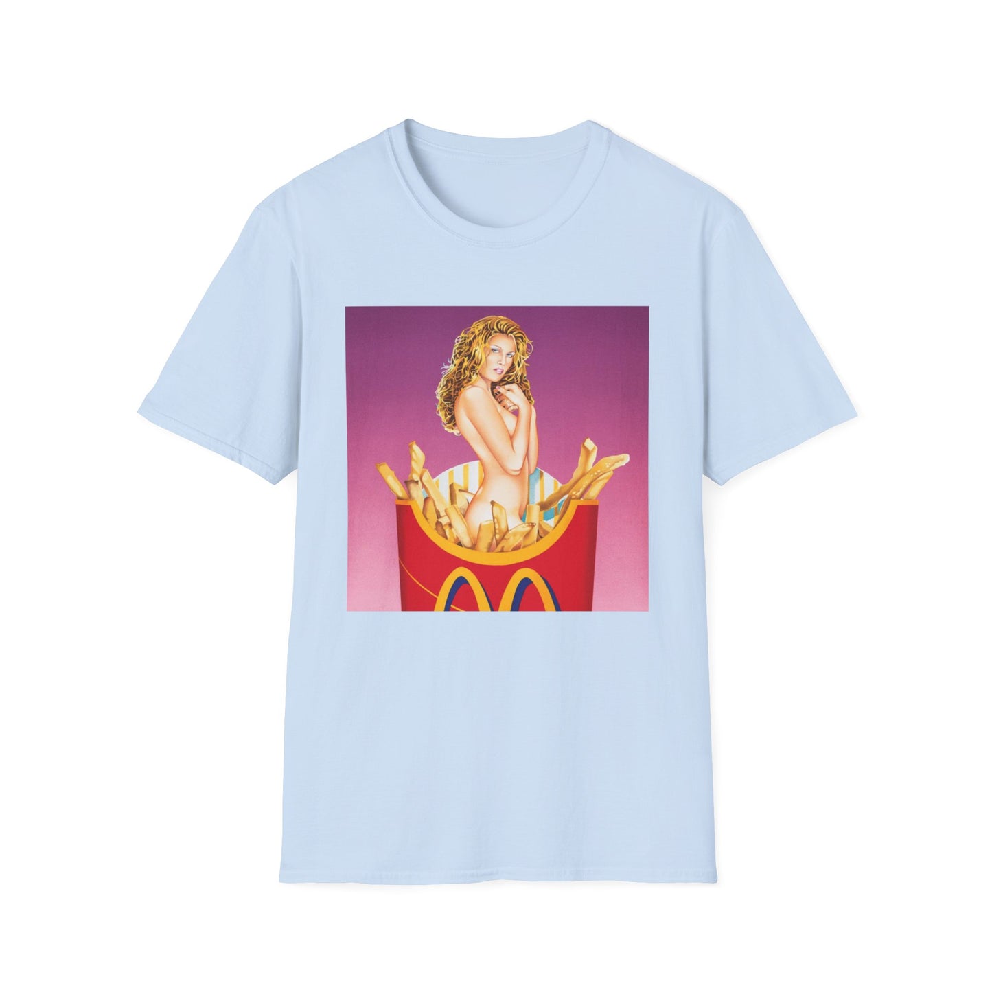 early 2000s fräulein french fries lithograph by mel ramos tshirt