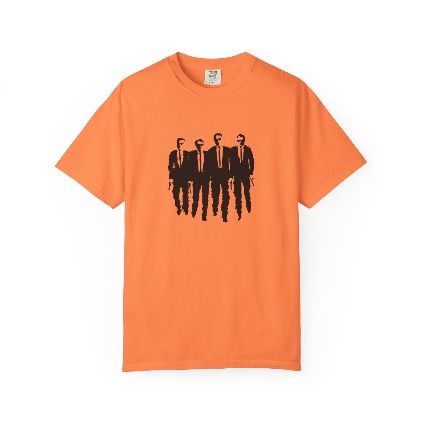 reservoir dogs vhs cover graphic tshirt on comfort colors
