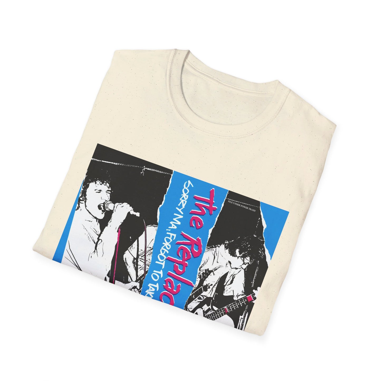 the replacements 1981 sorry ma, forgot to take out the trash album tshirt