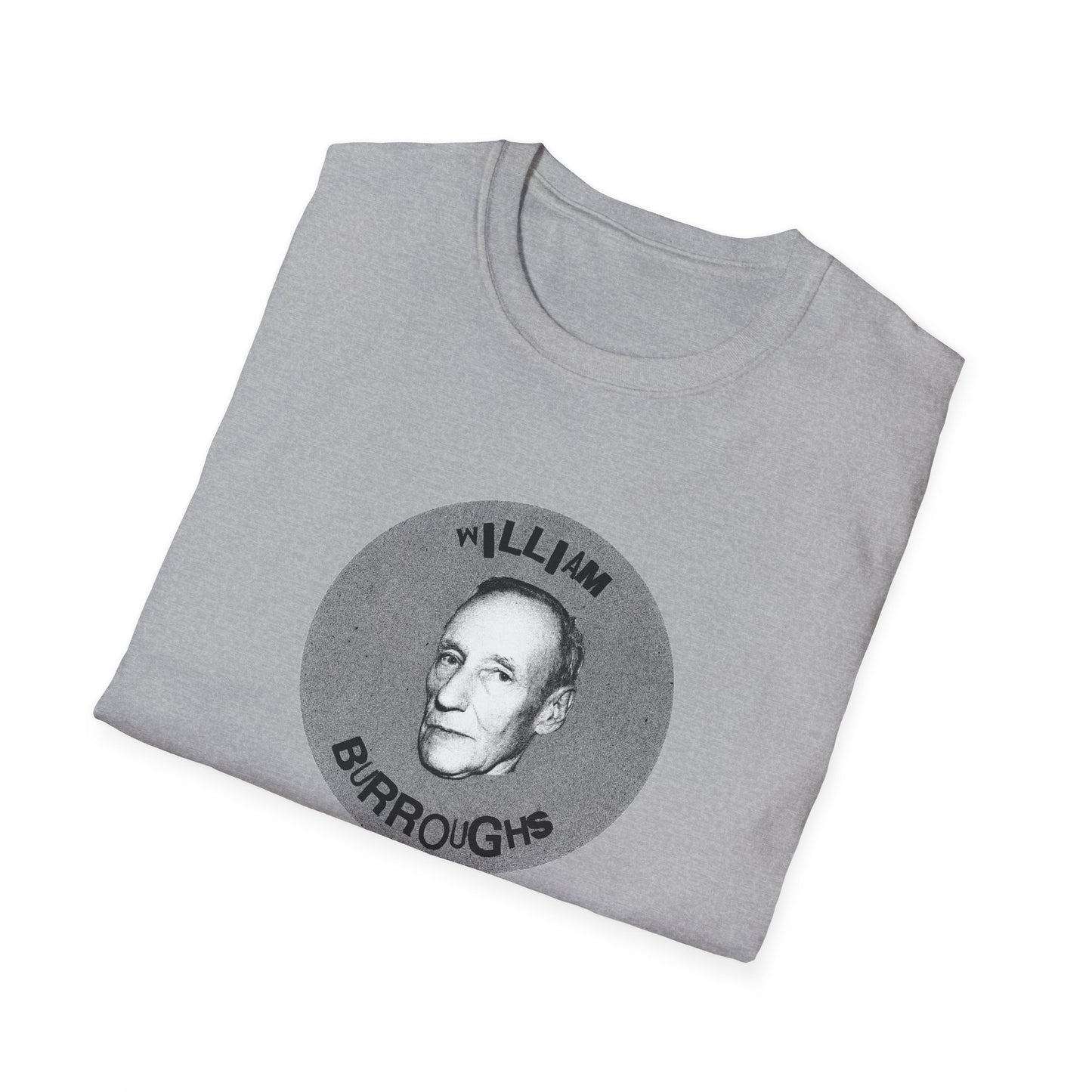 william burroughs fan art logo tshirt