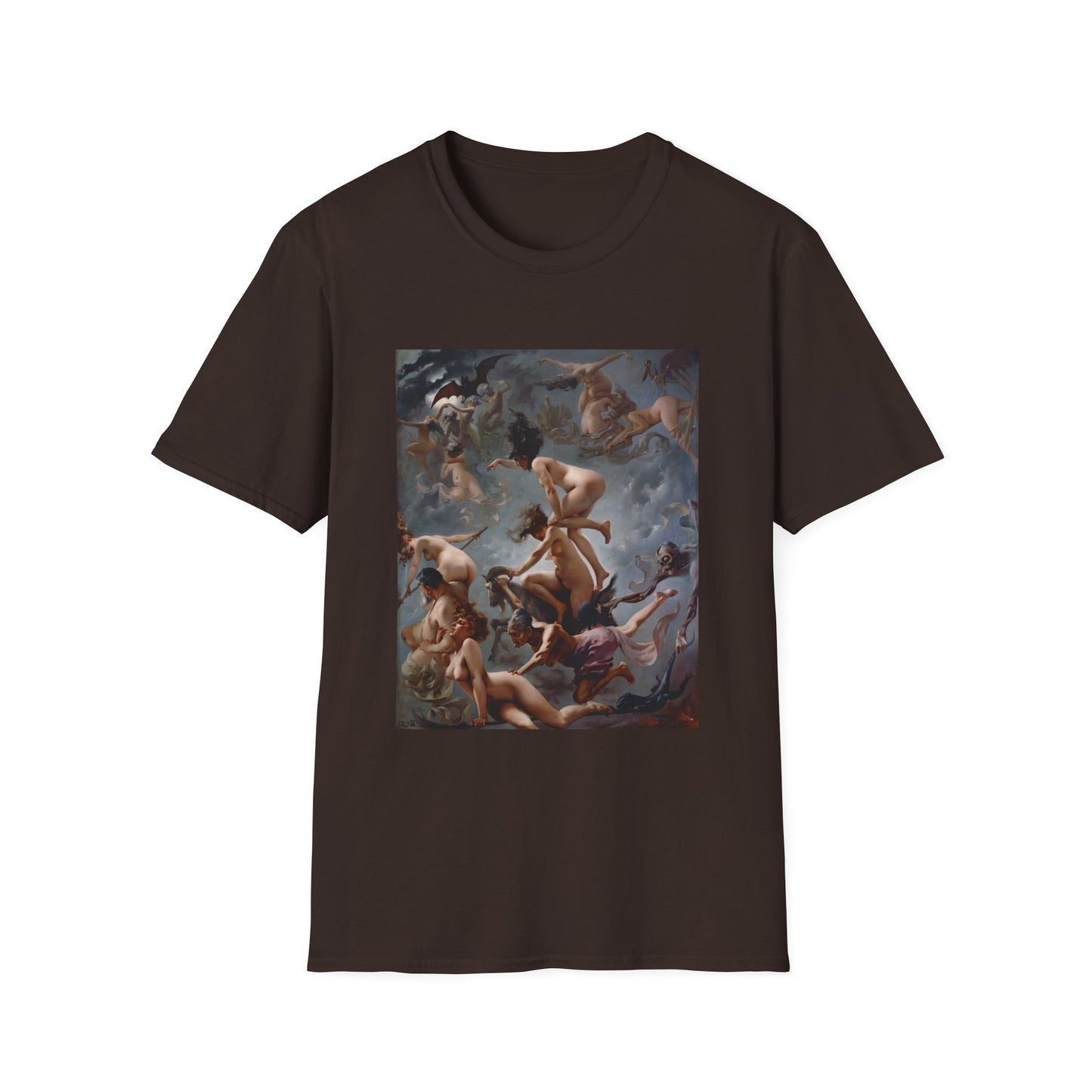 1878 painting witches going to their sabbath by luis ricardo falero tshirt