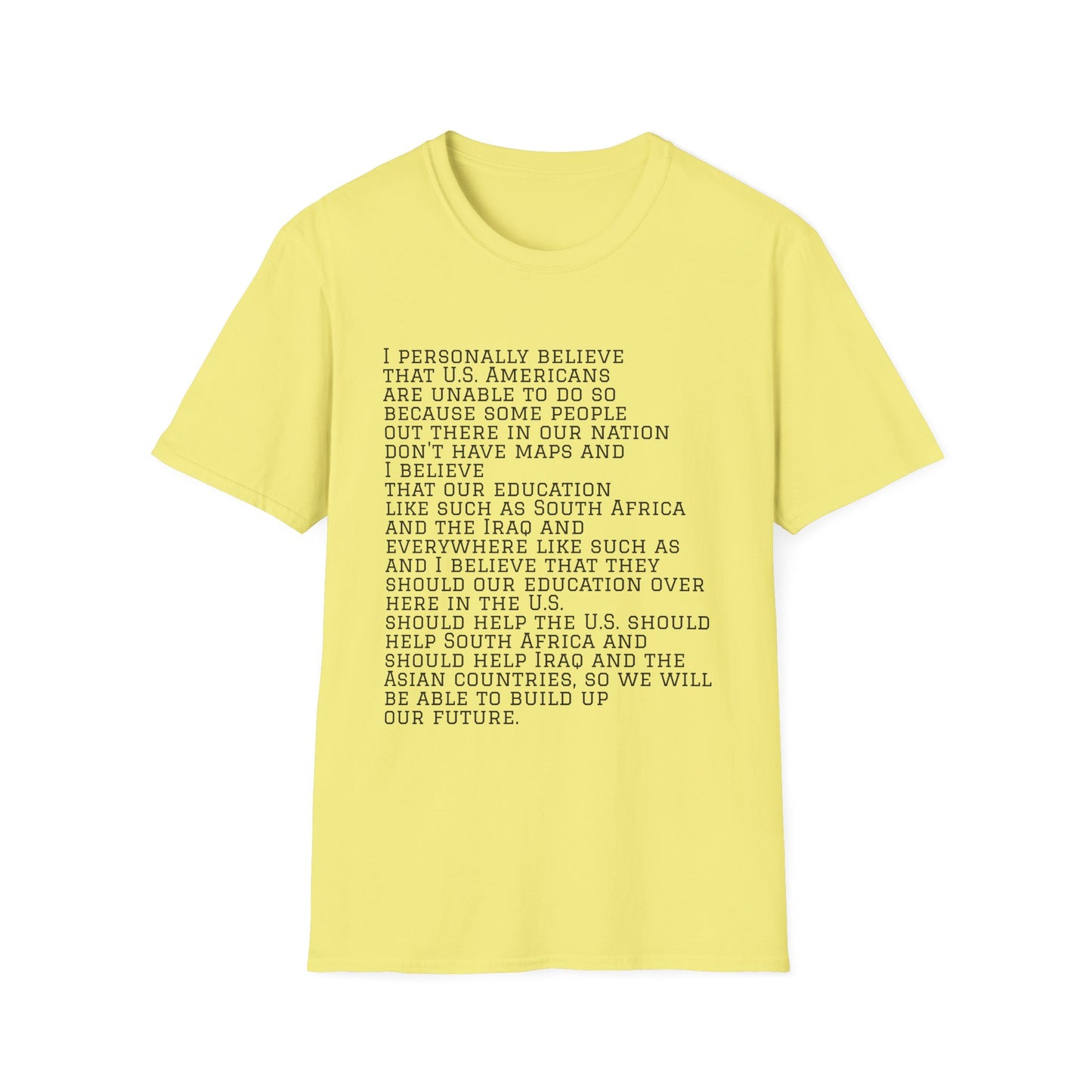 2007 miss teen america south carolina's answer meme tshirt