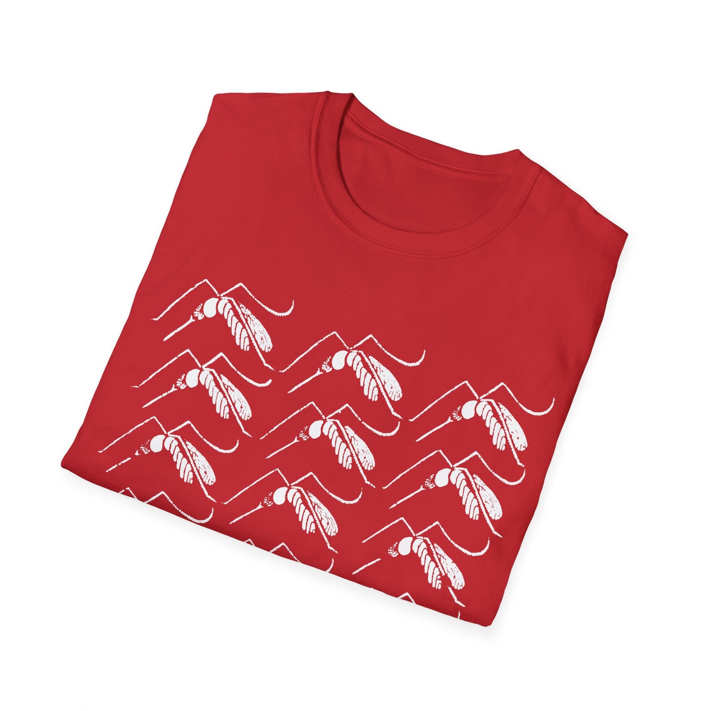 mosquito reproduction white design tshirt