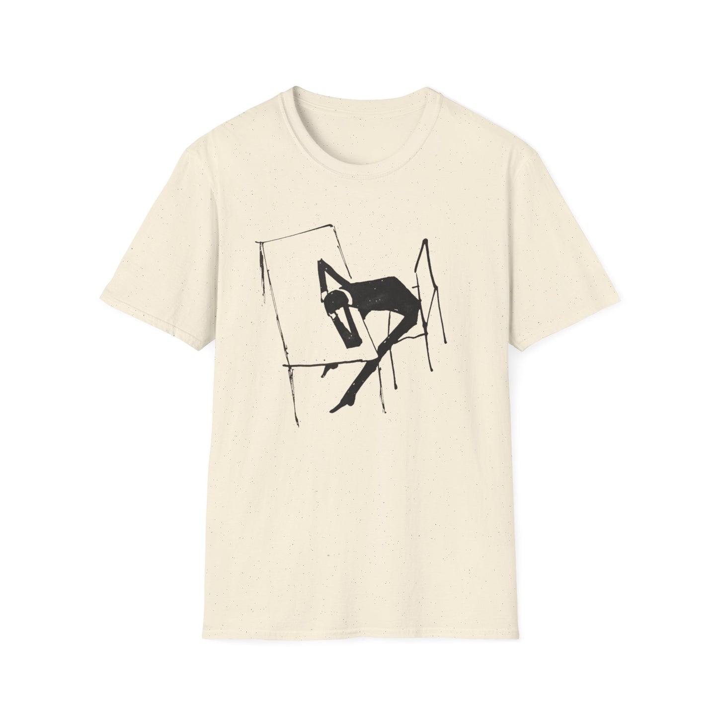 early 1900s sketch india ink on paper by franz kafka on a tshirt