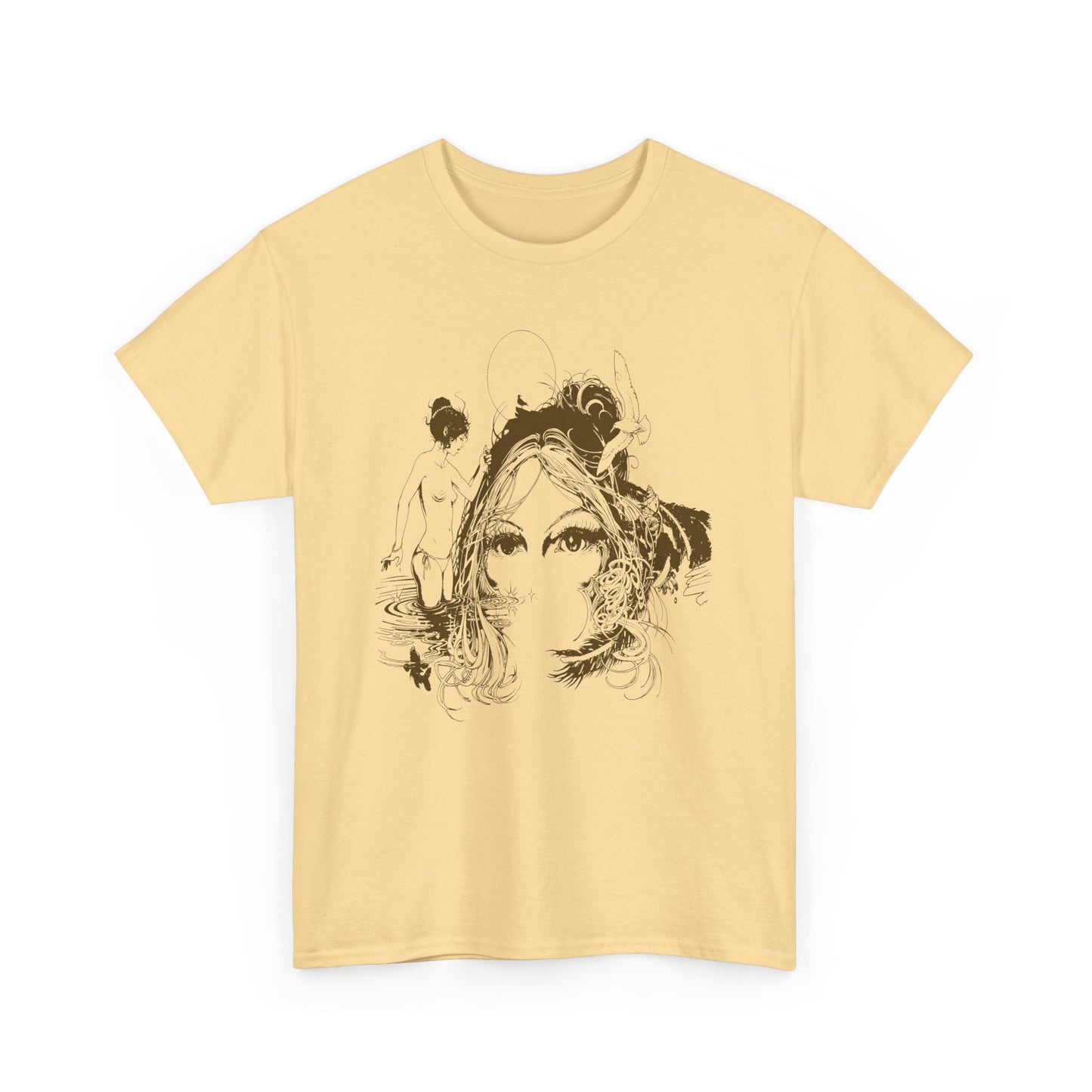 1970s whimsical illustration by bill ogden tshirt