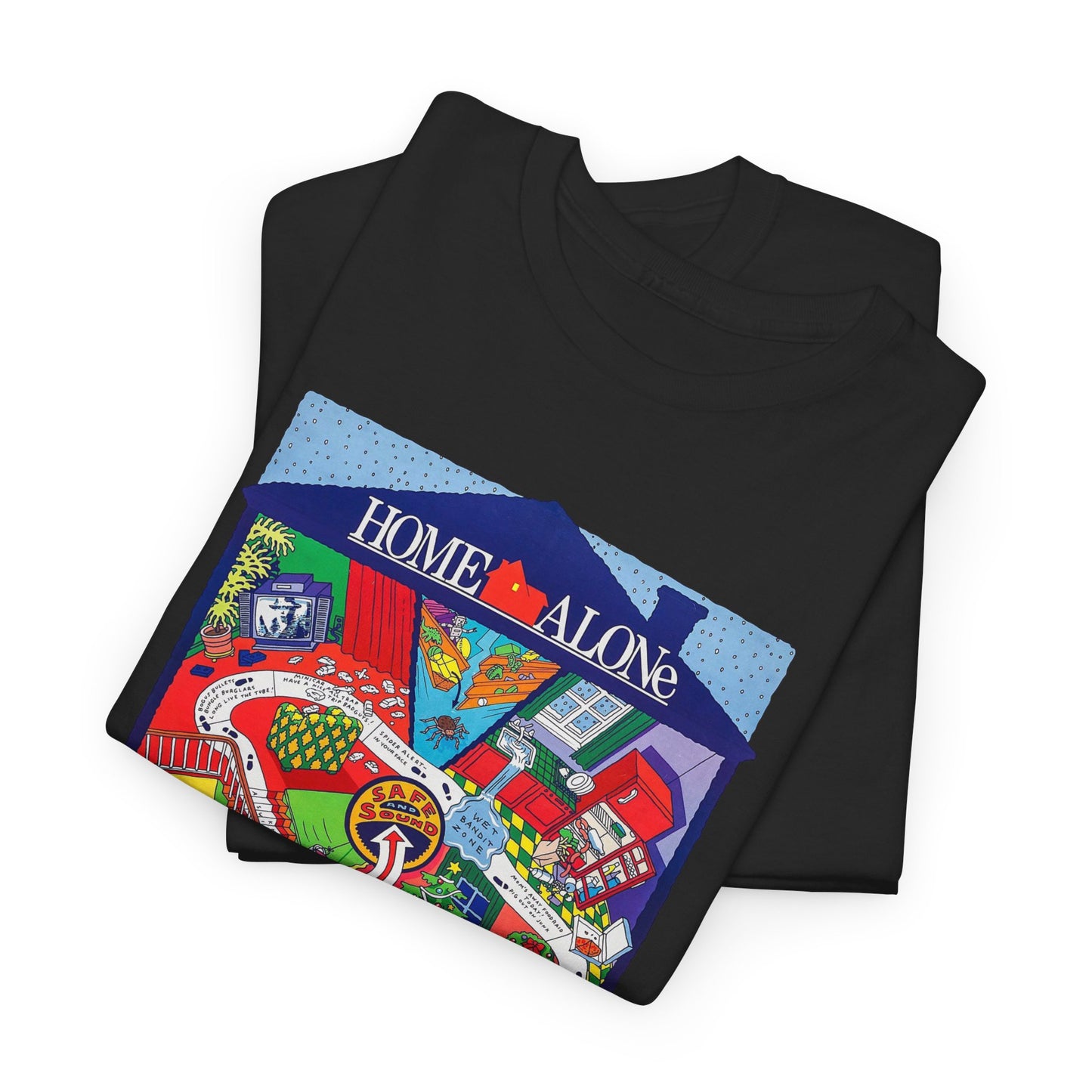 1990 home alone battle plan poster tshirt