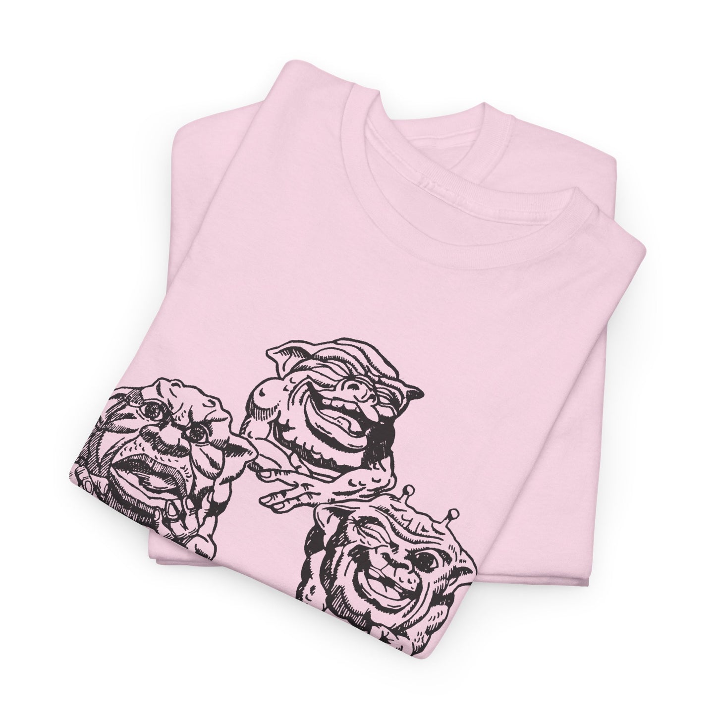 boglins vintage advertisement fan edit design featuring boint, doink, and squit tshirt