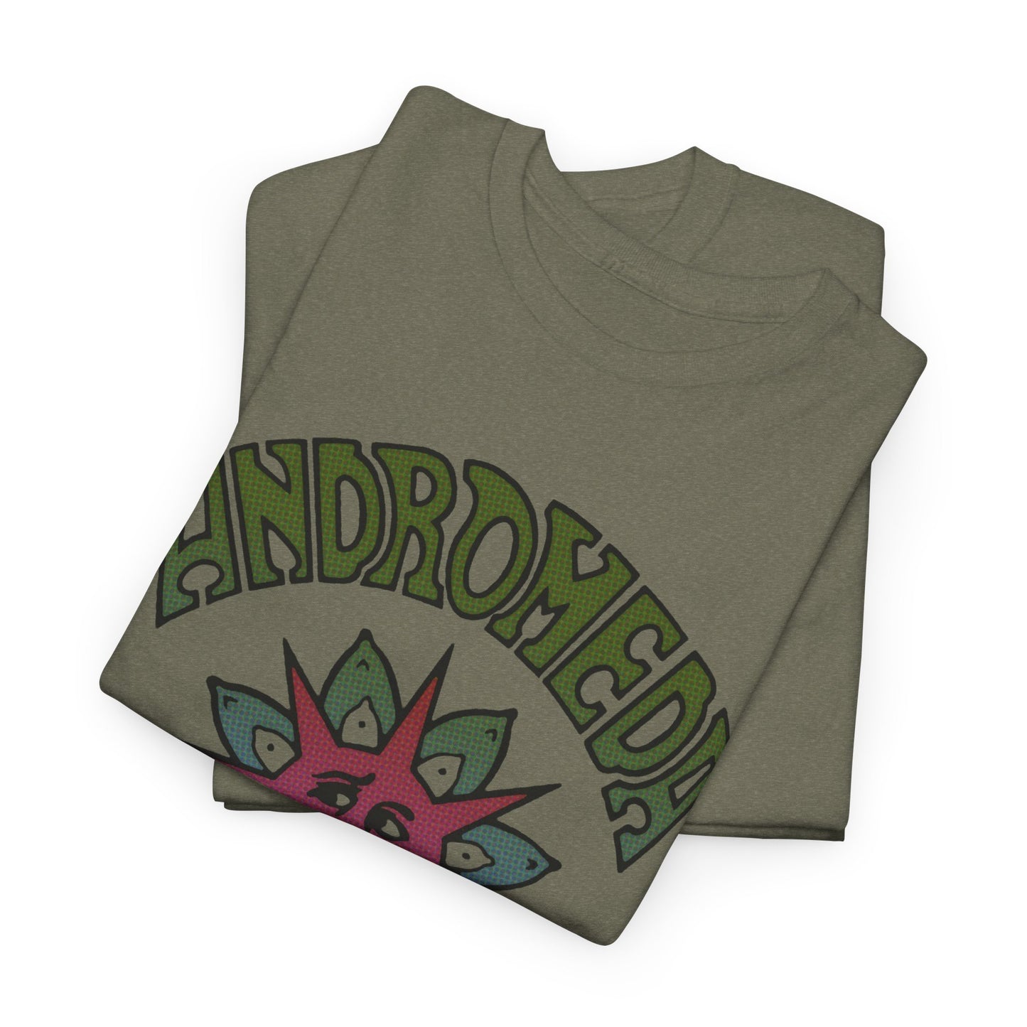 1960s english psychedelic band andromeda fan art tshirt
