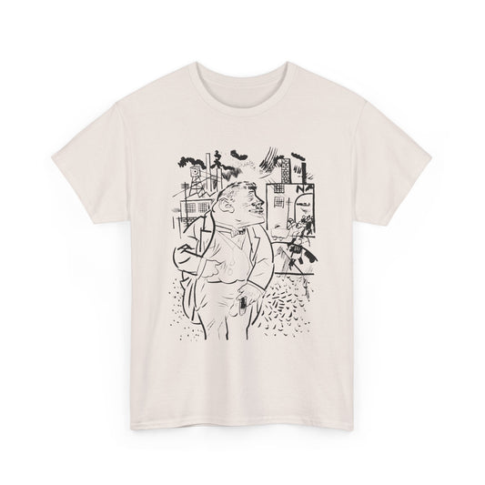 1921 geroge grosz sketch "i shall exterminate everything around me that restricts me from being the master" tshirt