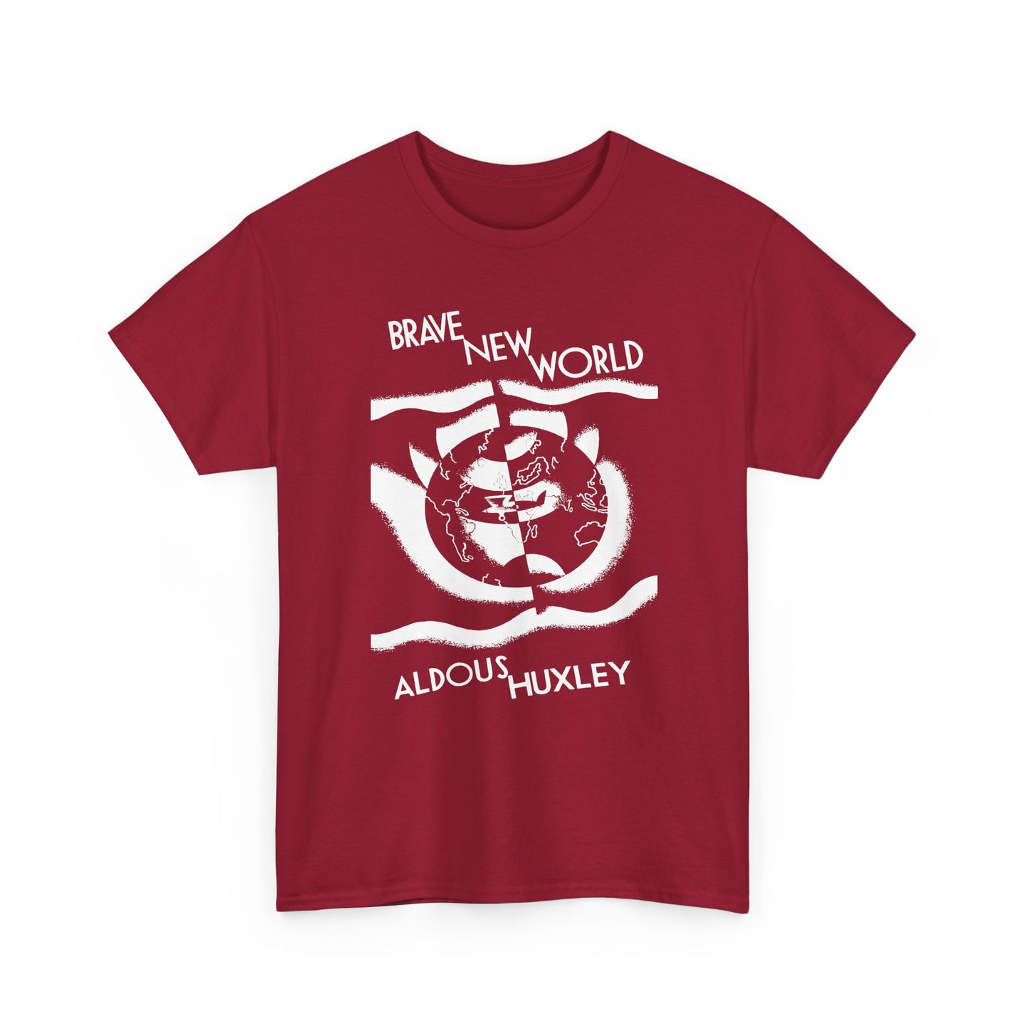 brave new world aldous huxley book cover jacket tshirt