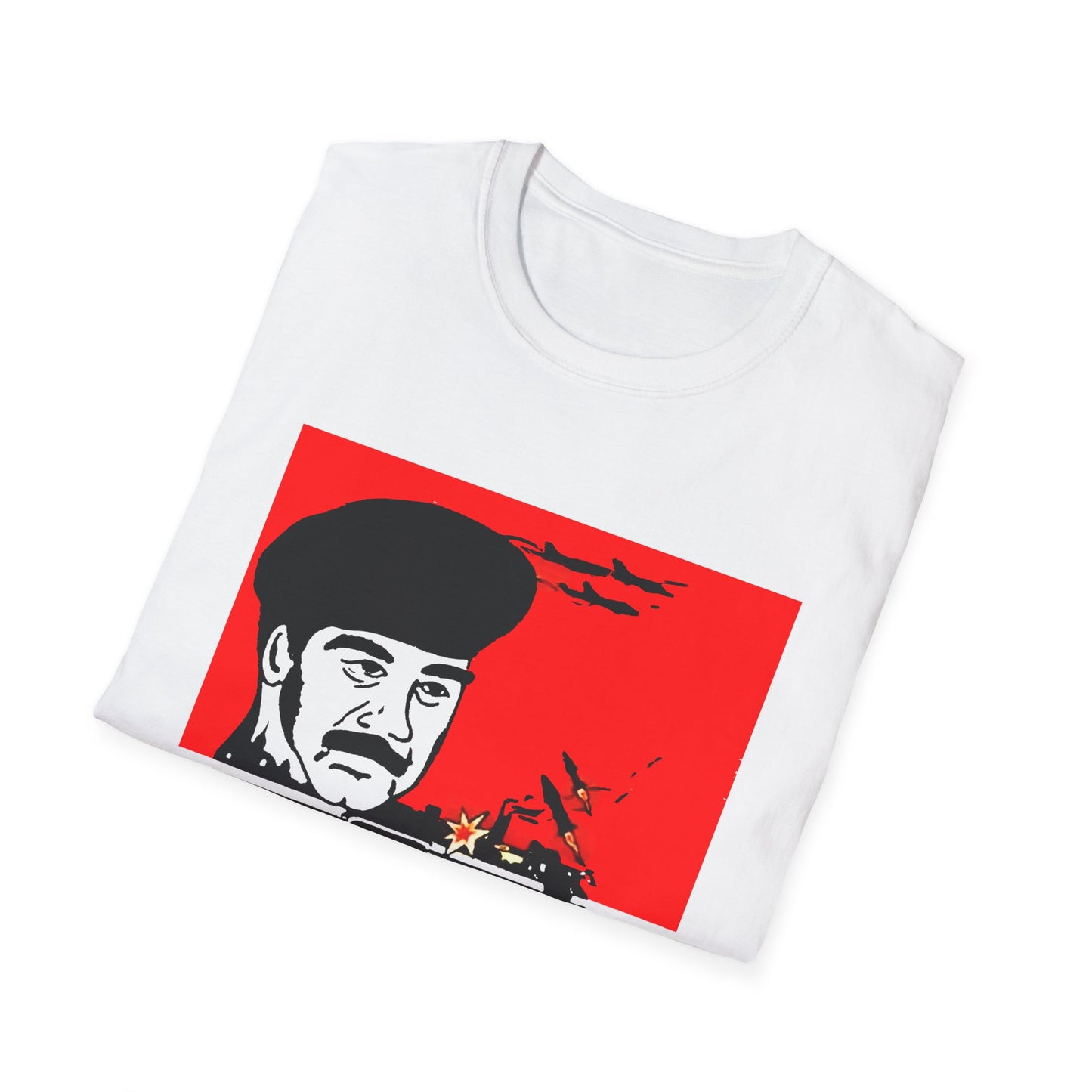 the sadam hussein game 1991 fan art tshirt