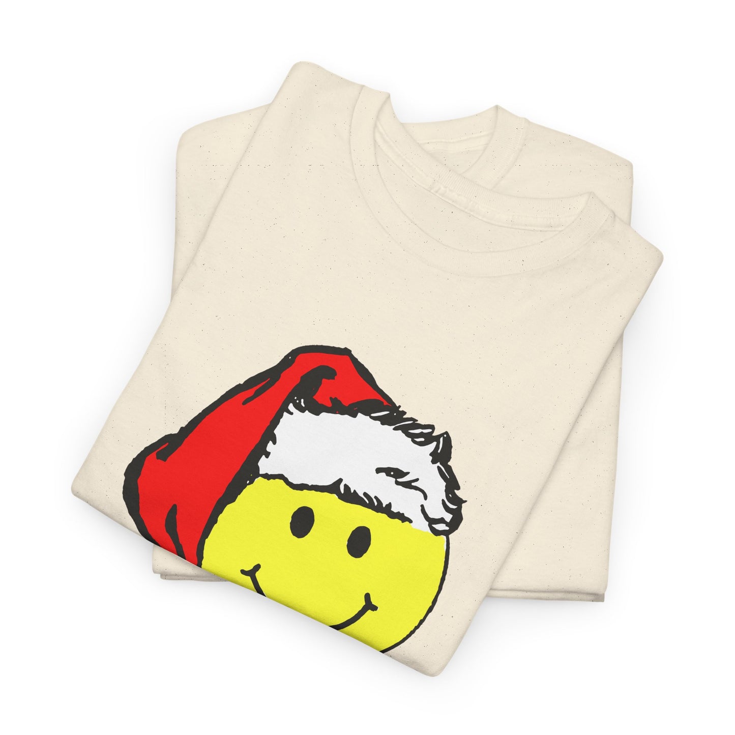 happy face santa 1980s reproduction tshirt