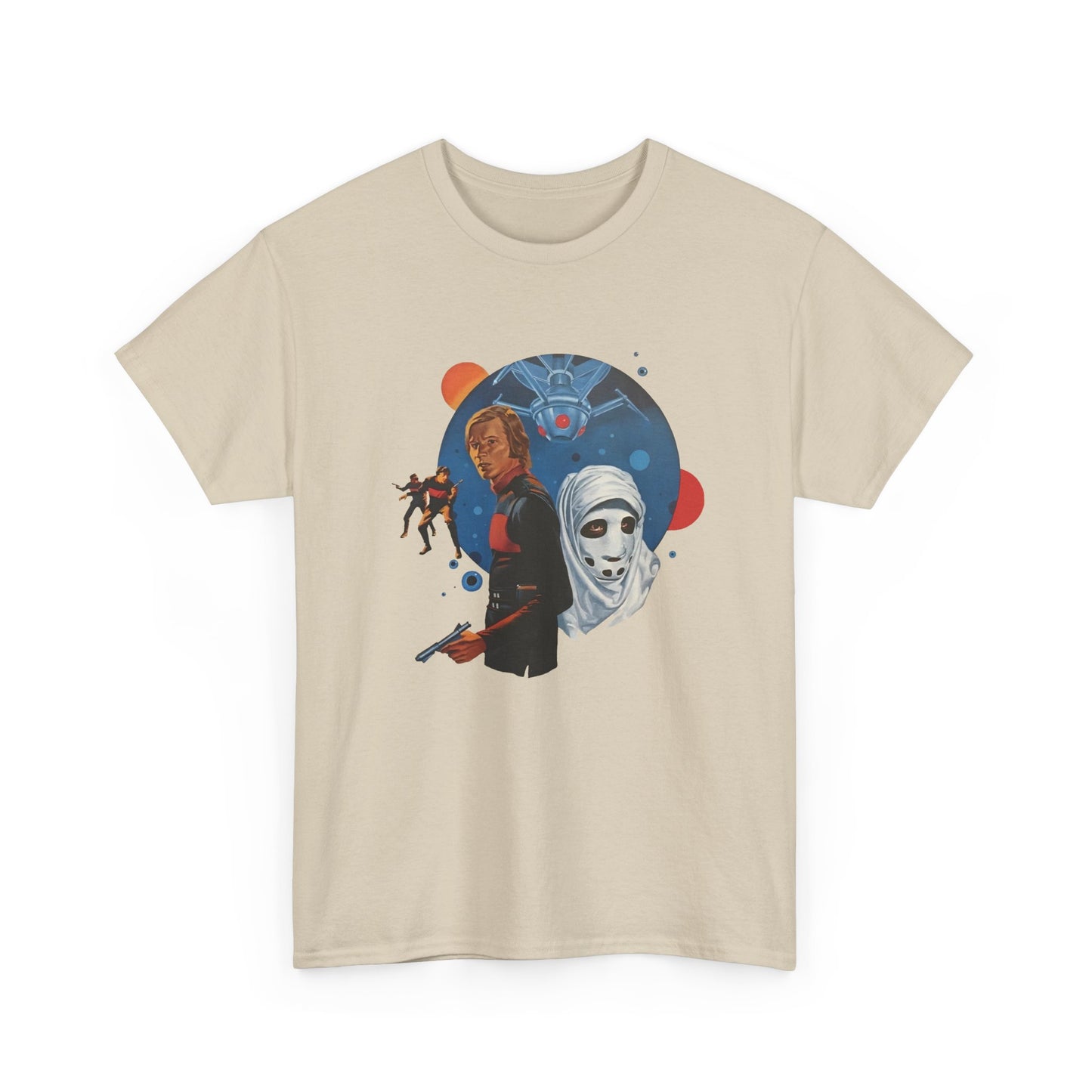 1976 logan's run illustration reproduction graphic tshirt