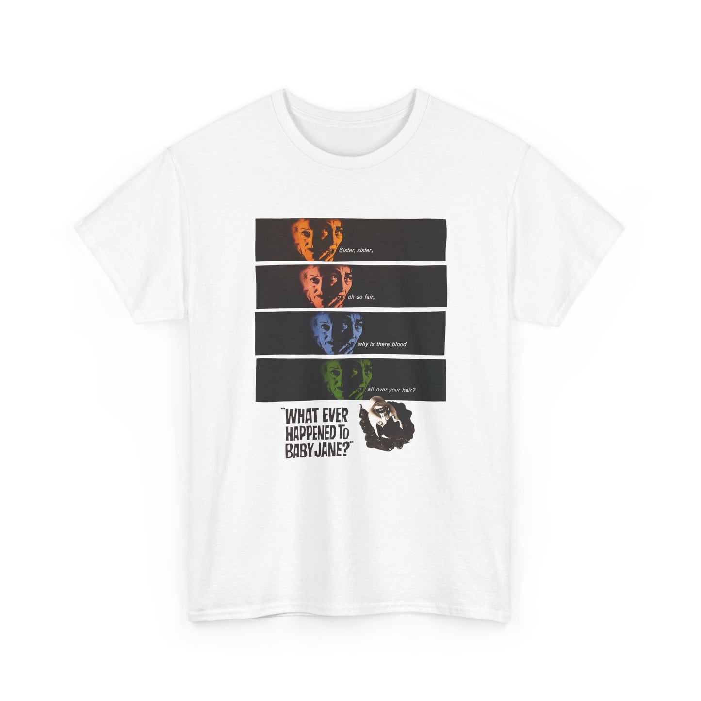 whatever happened to baby jane? movie poster tshirt