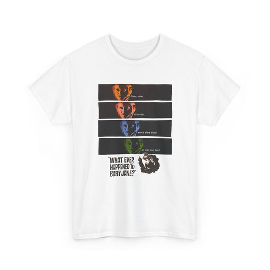 whatever happened to baby jane? movie poster tshirt