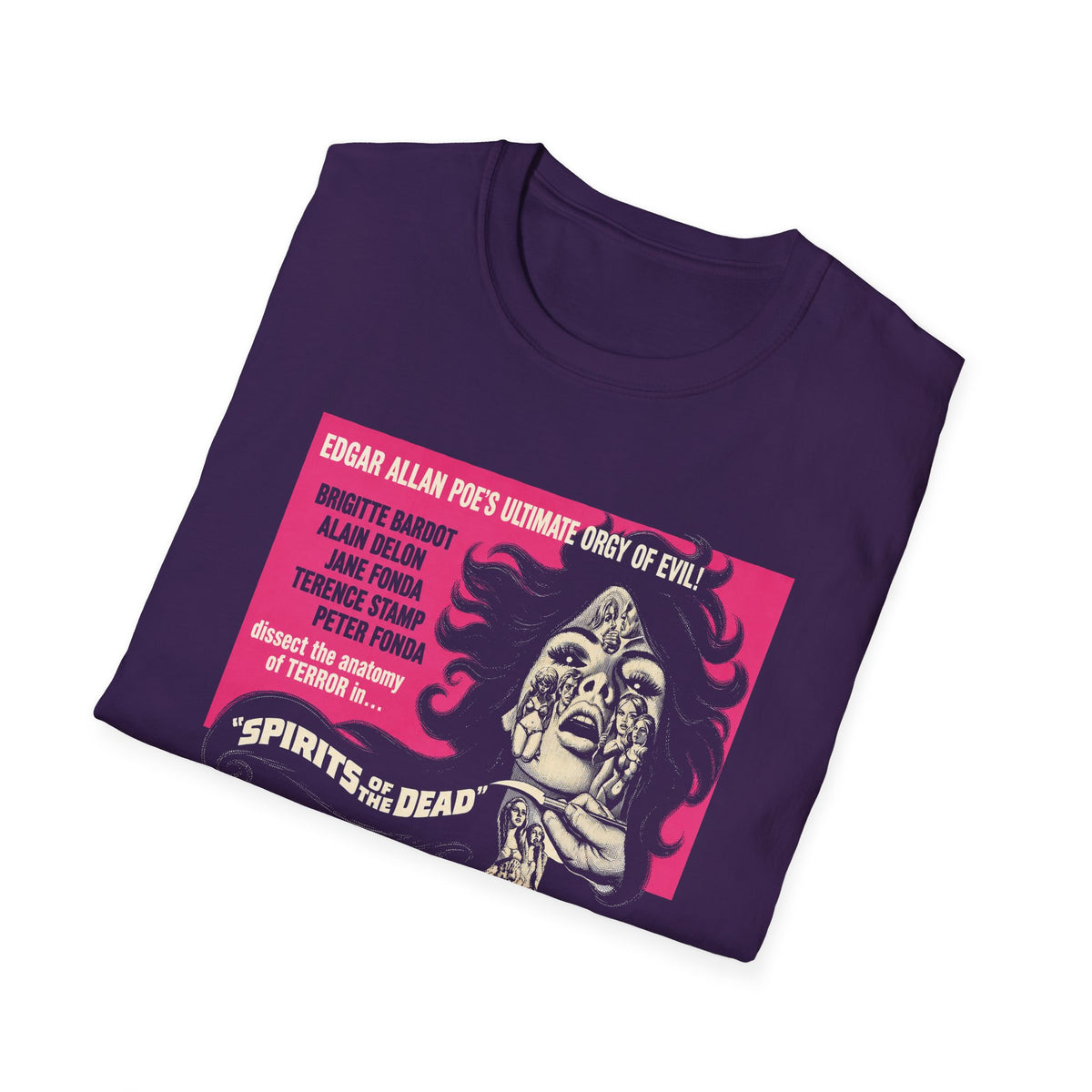 spirits of the dead 1968 horror trilogy movie poster tshirt