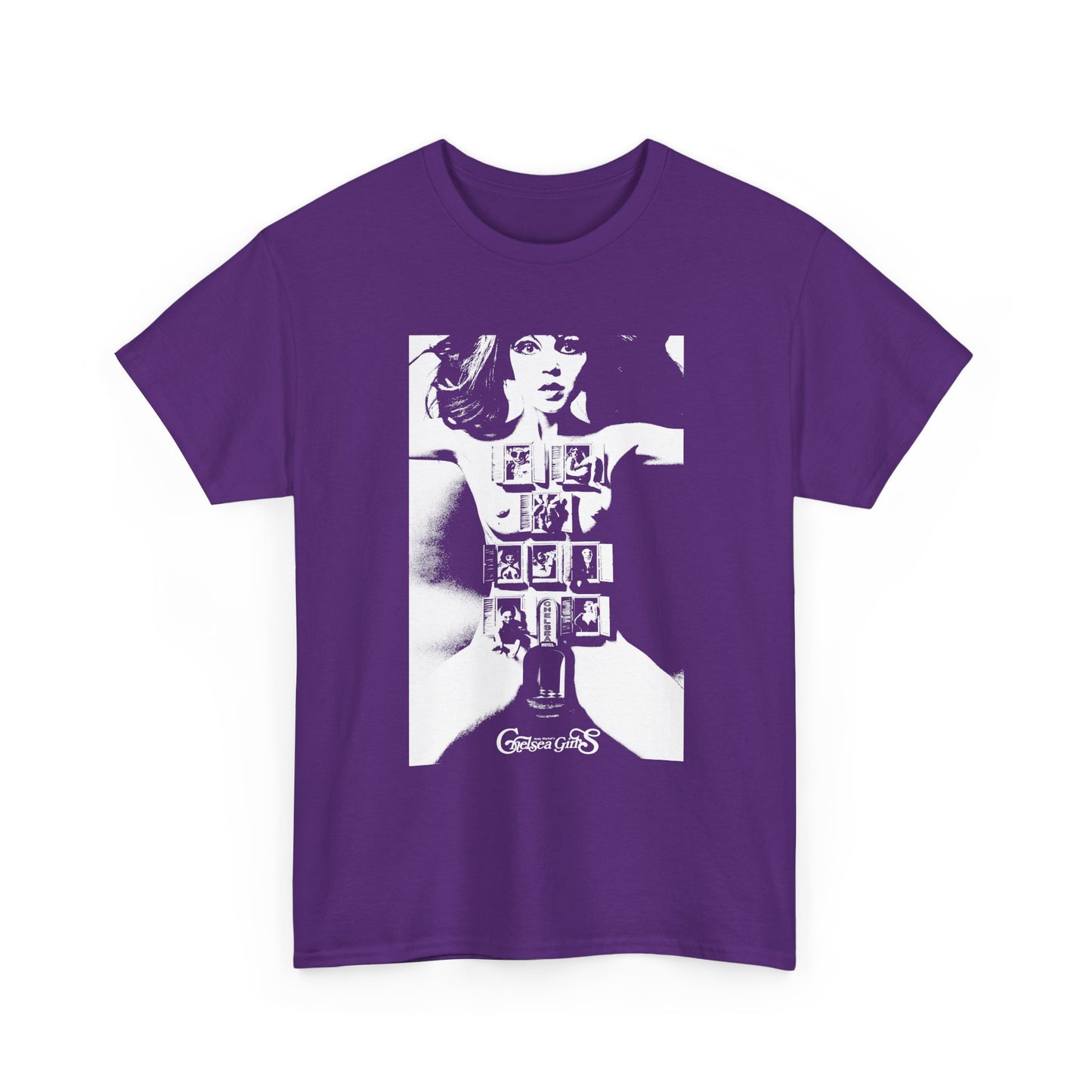 1966 experimental warhol movie chelsea girls movie poster reproduction tshirt